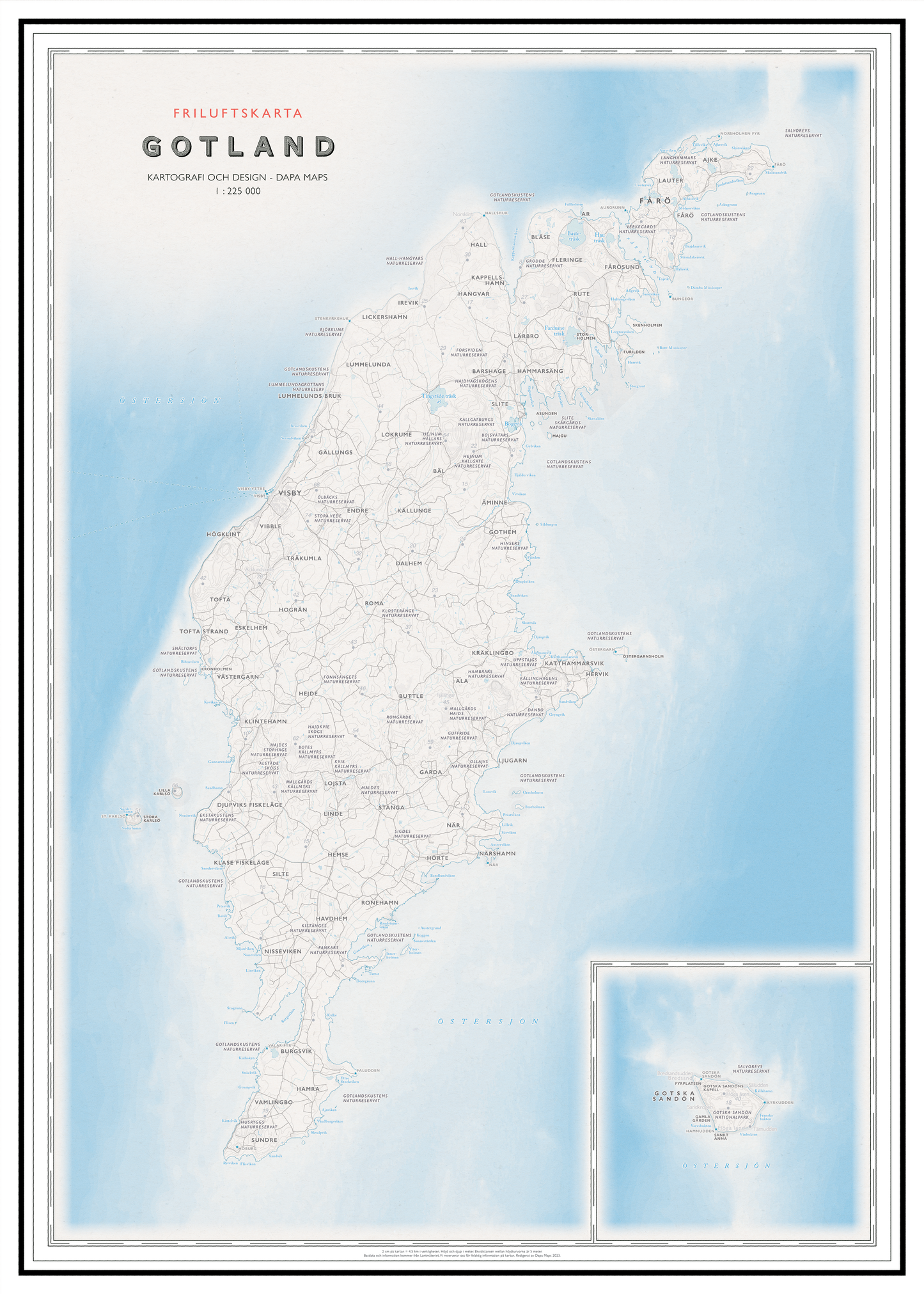 Friluftskarta Gotland
