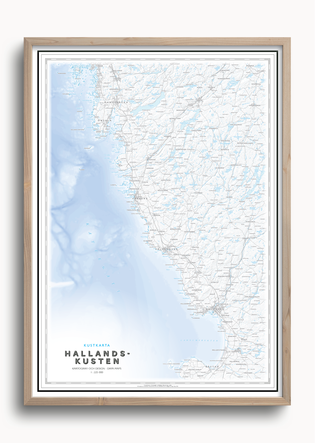 Kustkarta Halland