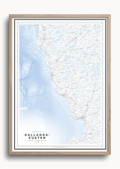 Kustkarta Halland