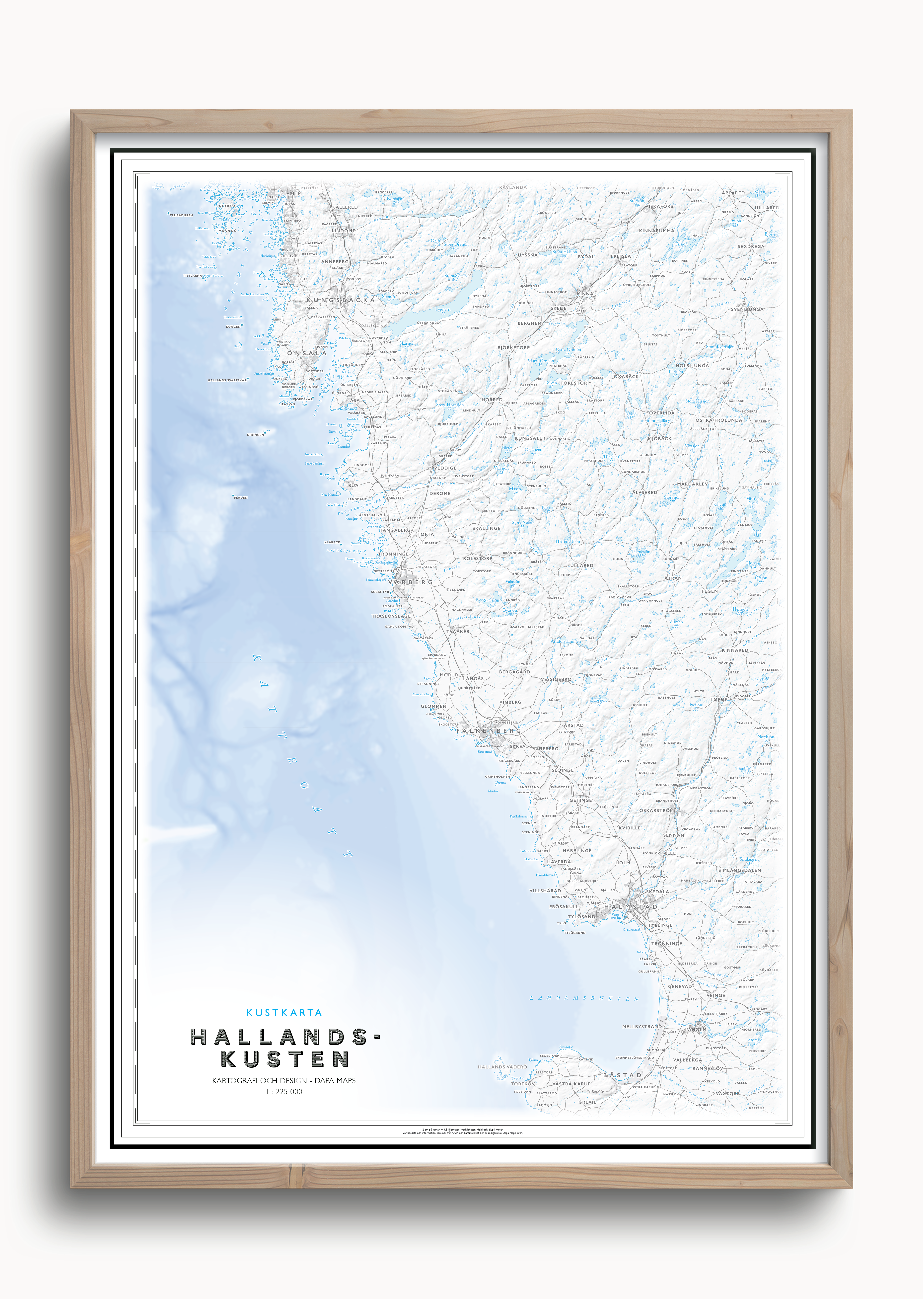 Kustkarta Halland