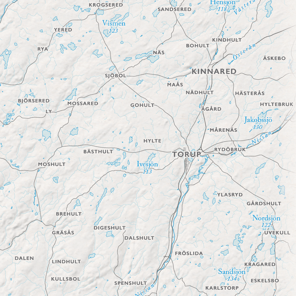 Kustkarta Halland