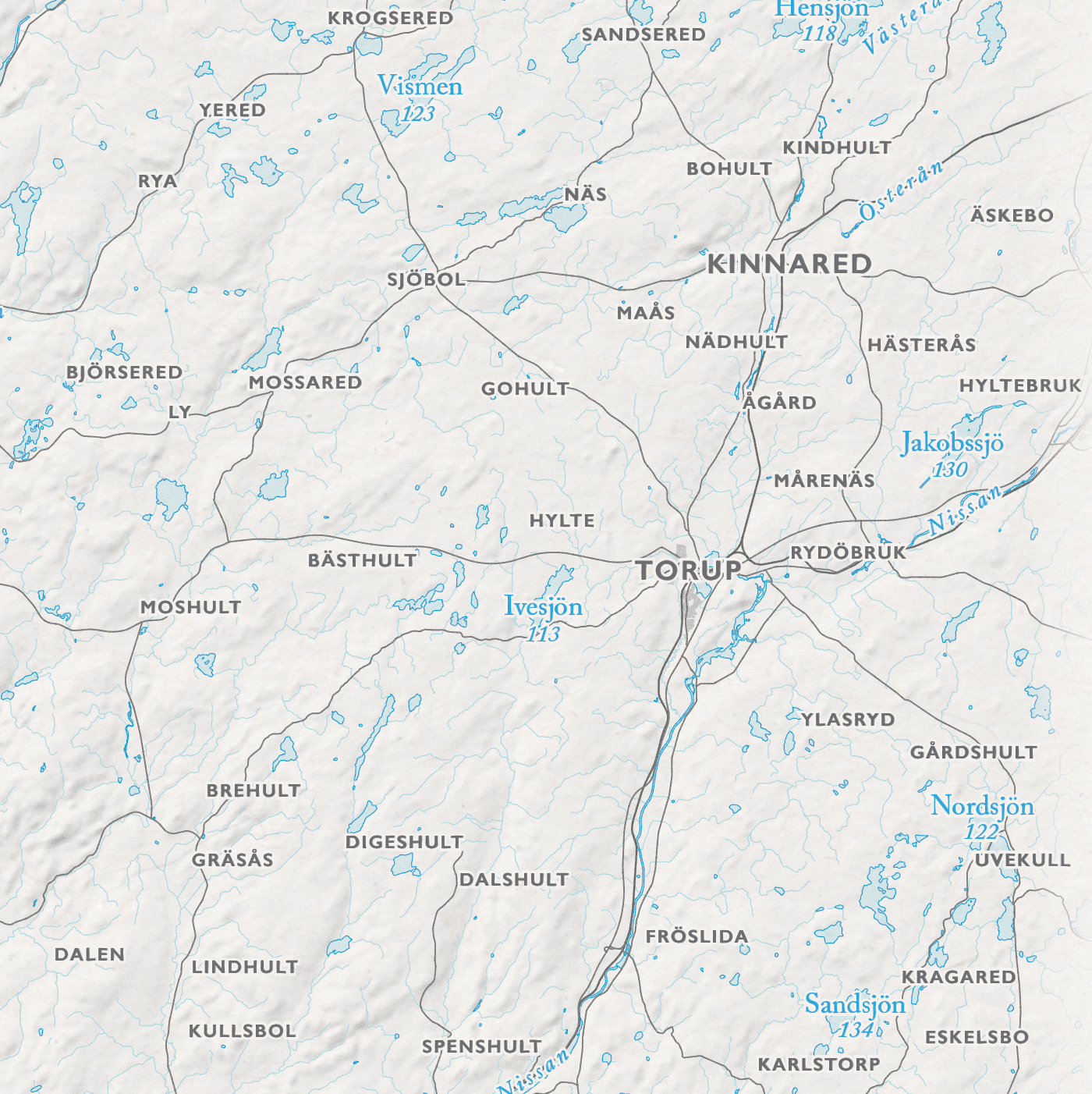 Kustkarta Halland