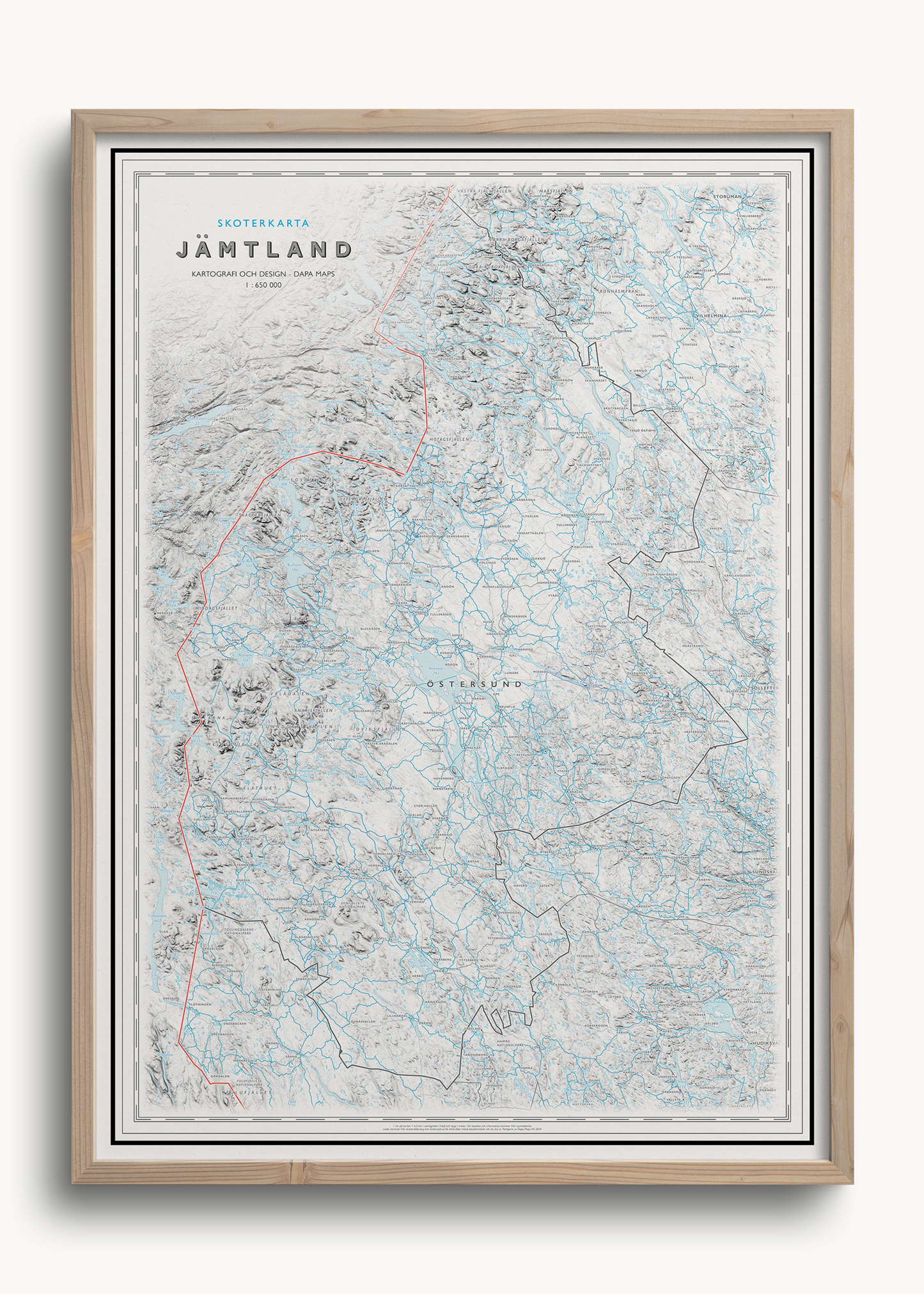 Skoterkarta Jämtland