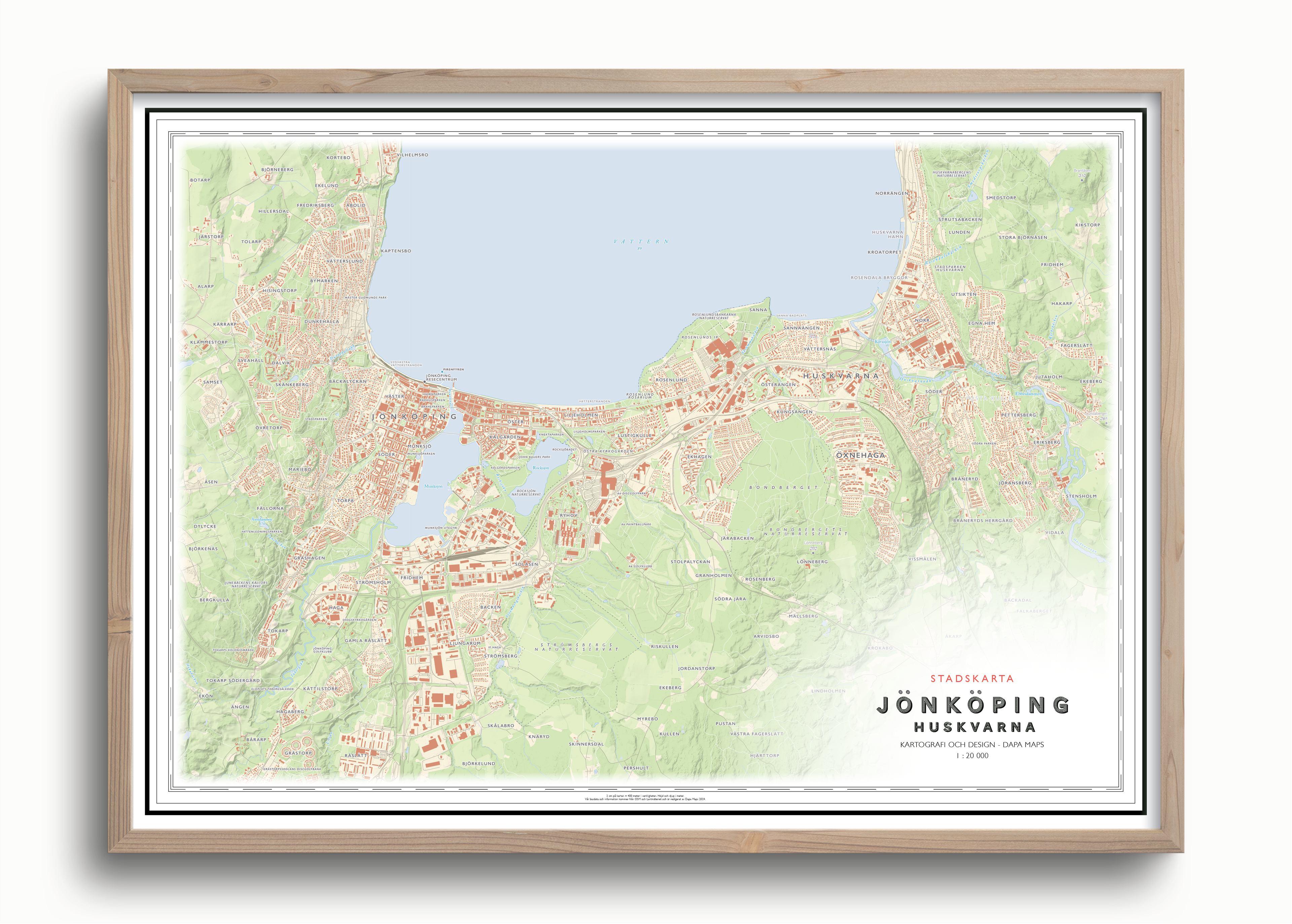 Stadskarta Jönköping