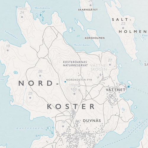 Friluftskarta Koster