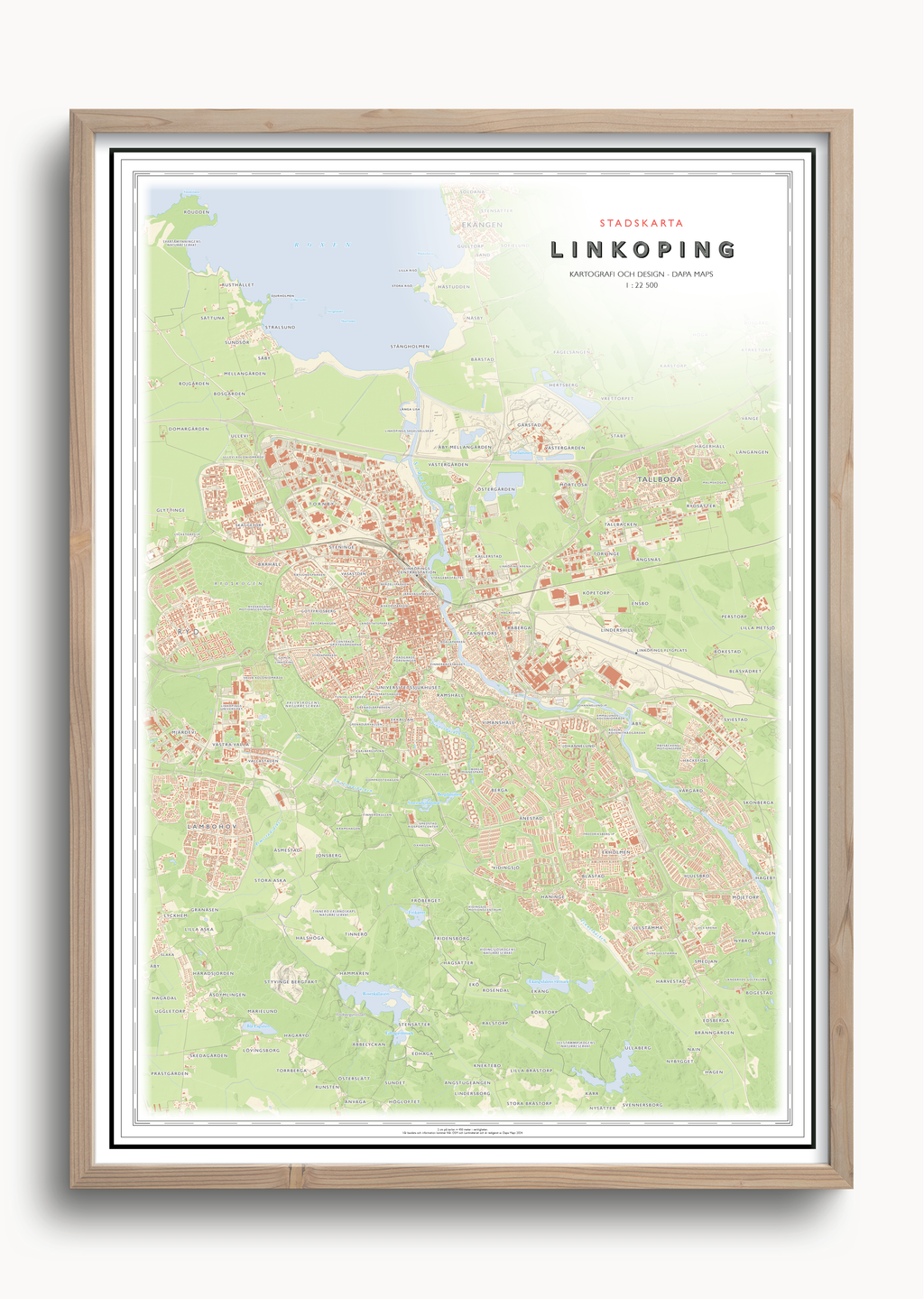 Stadskarta Linköping