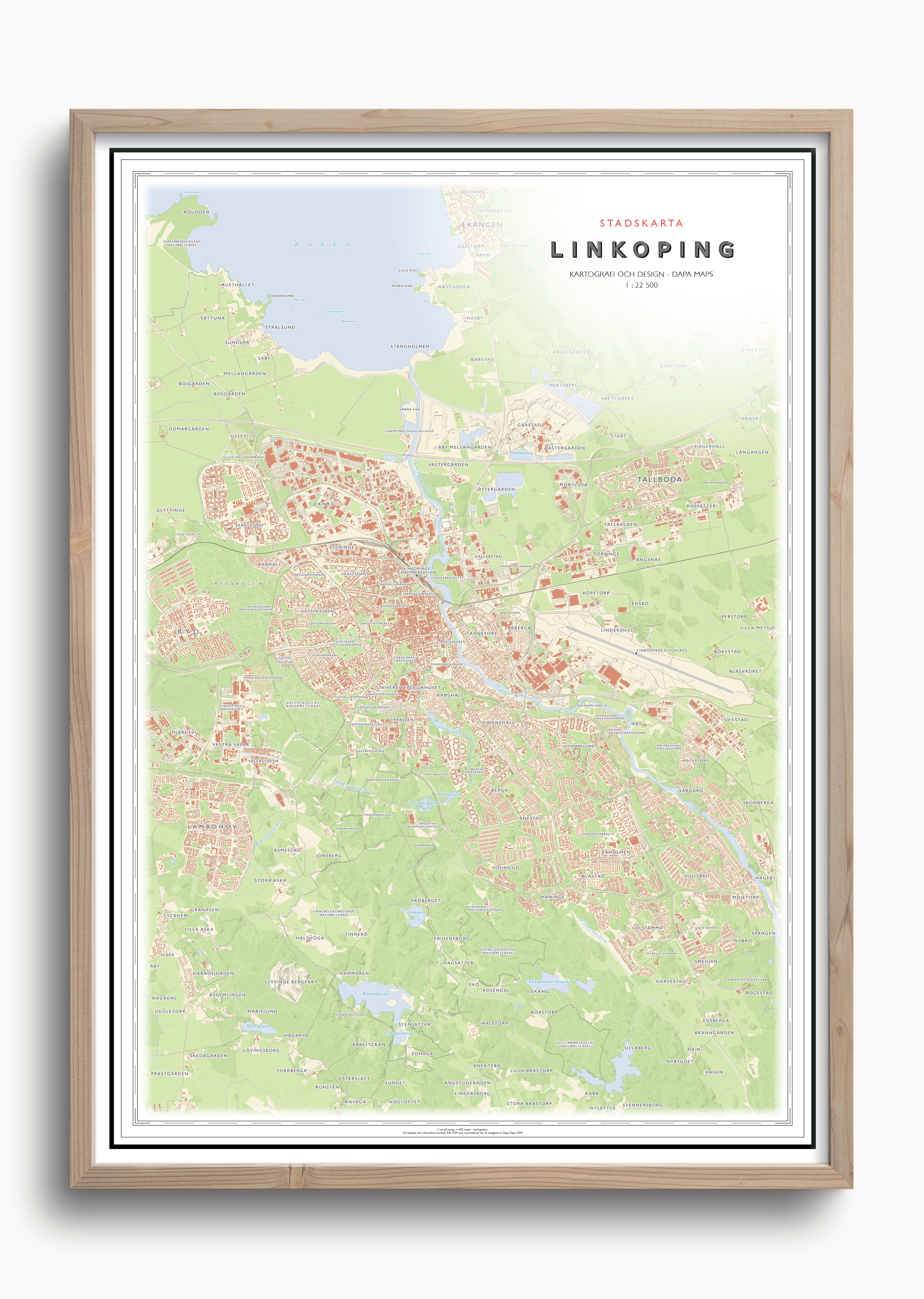 Stadskarta Linköping
