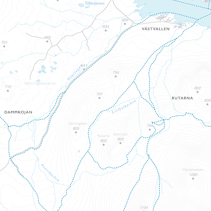 Skidkarta Lofsdalen
