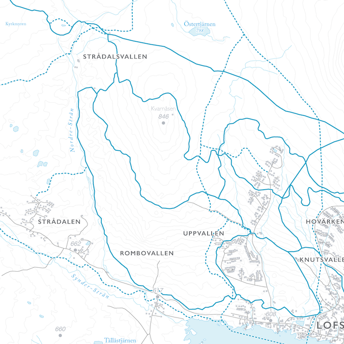 Skidkarta Lofsdalen