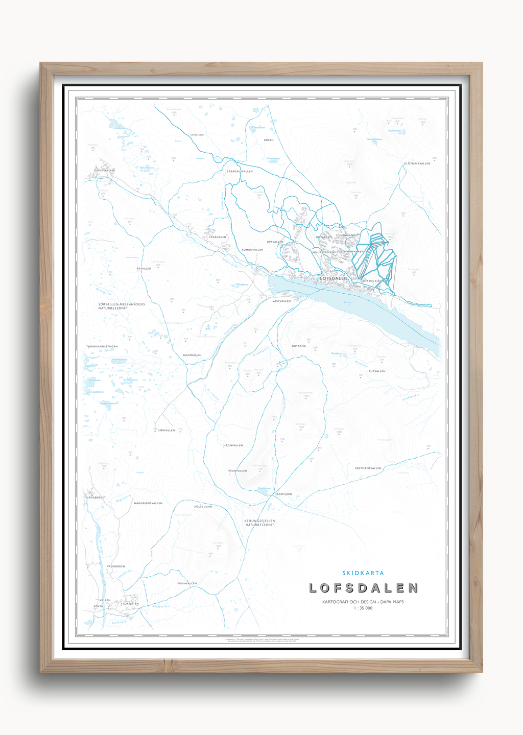 Skidkarta Lofsdalen