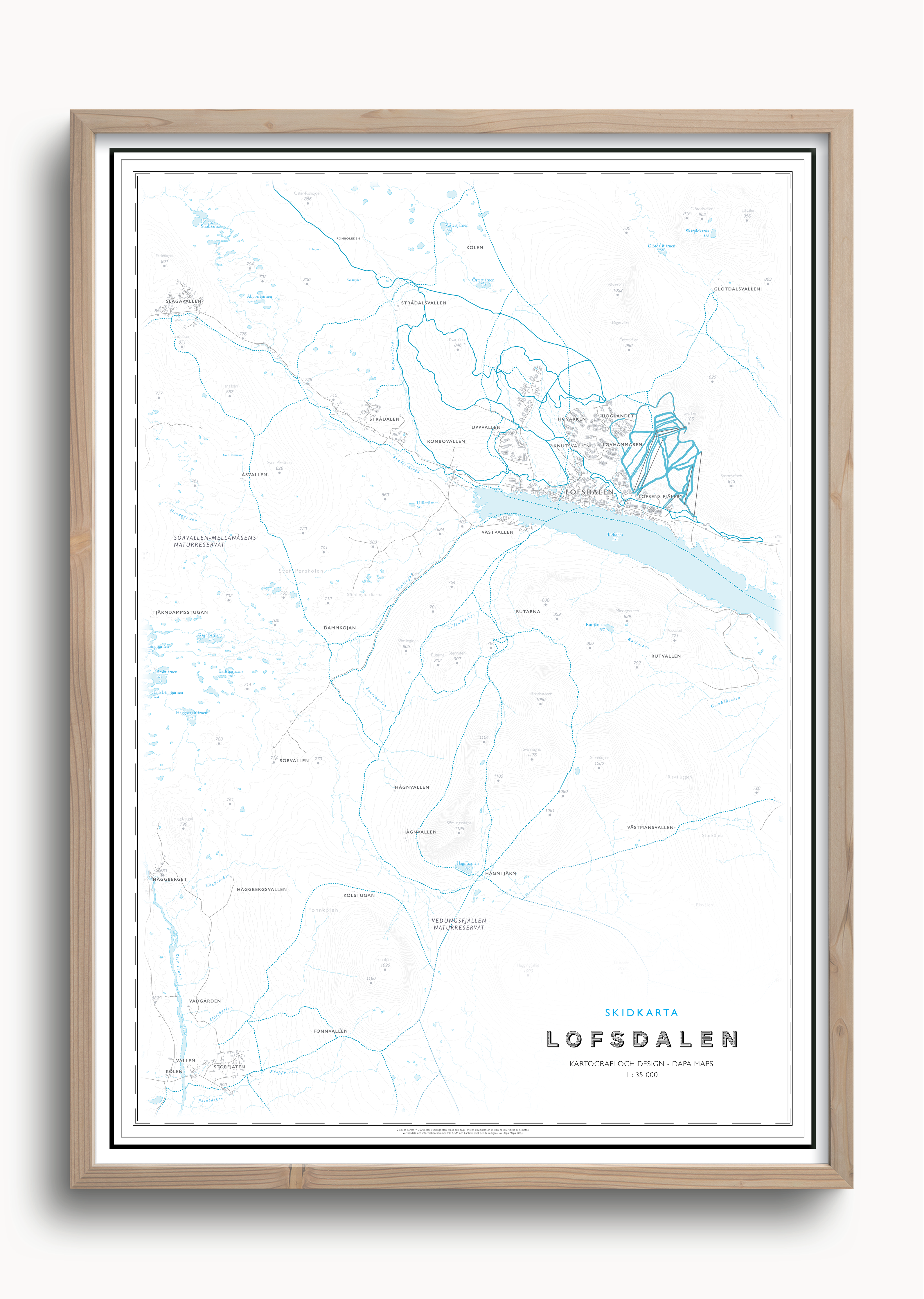 Skidkarta Lofsdalen