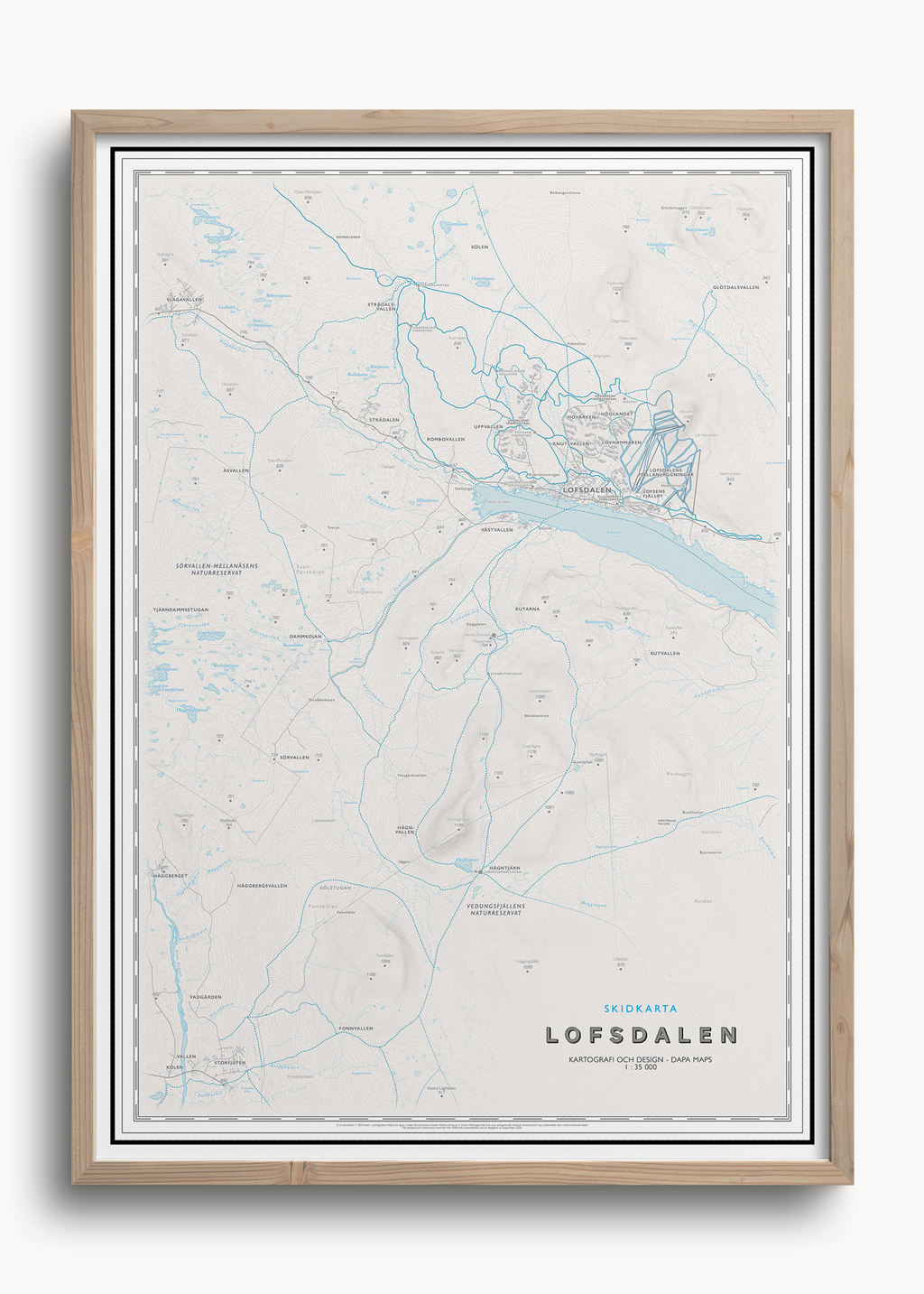 Skidkarta Lofsdalen