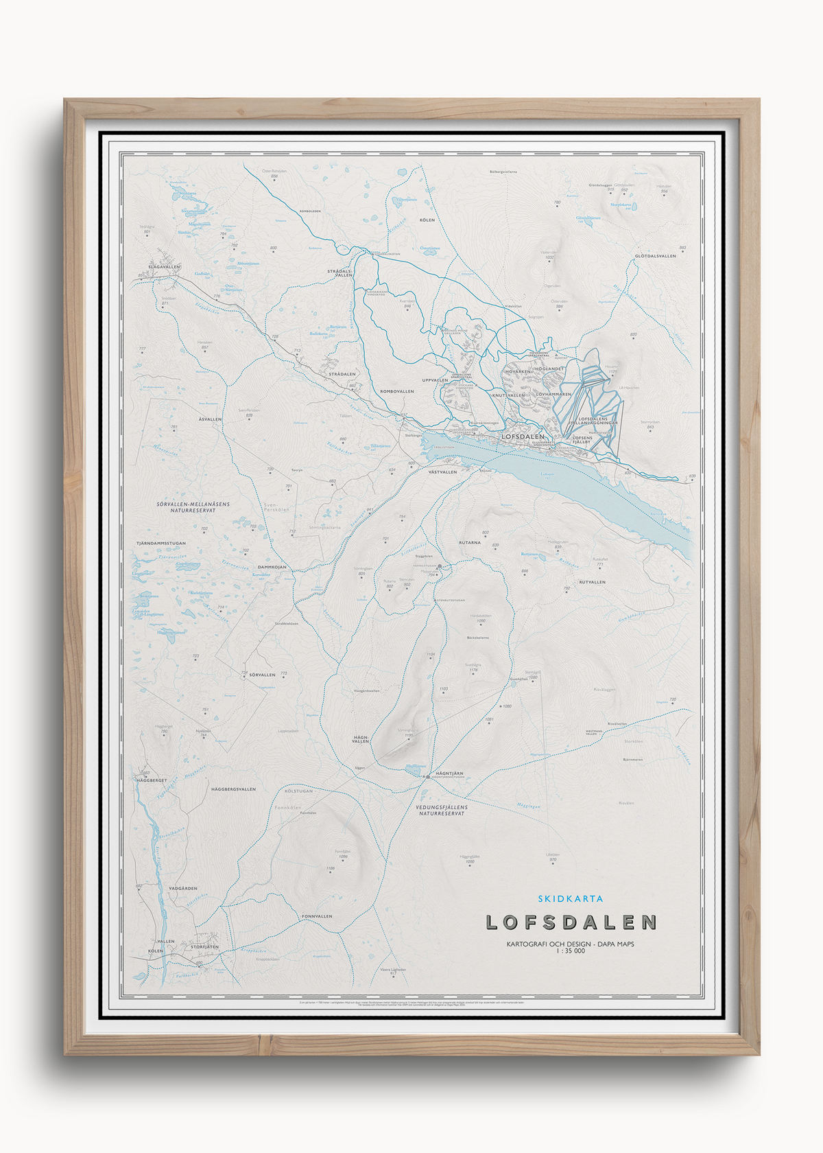 Skidkarta Lofsdalen