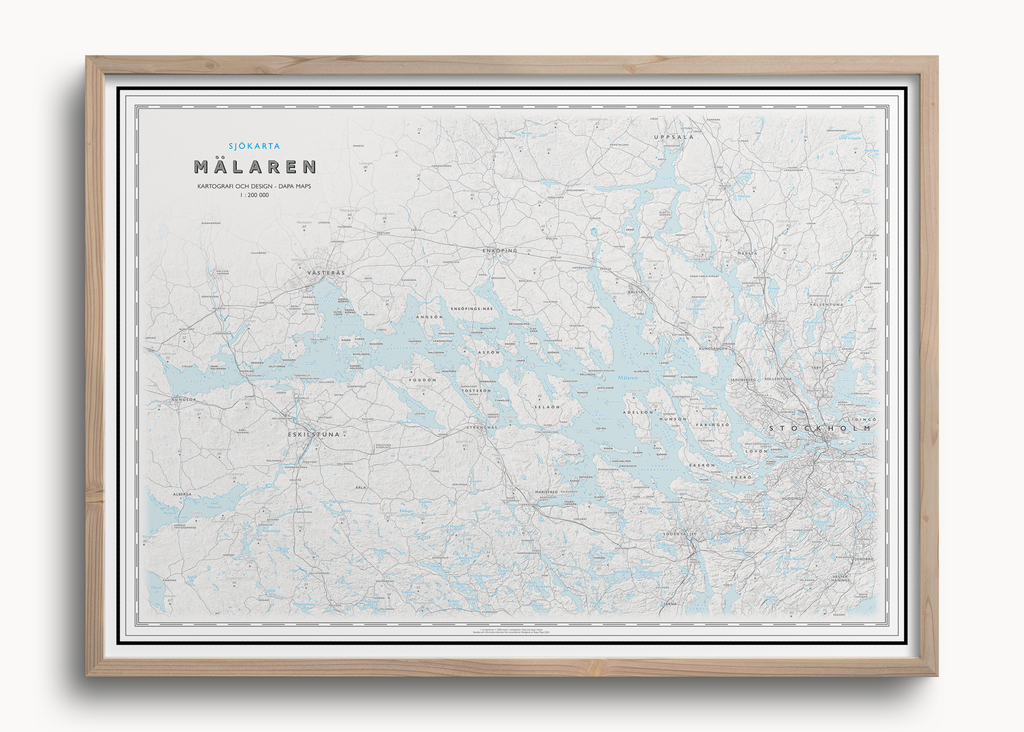 Sjökarta Mälaren