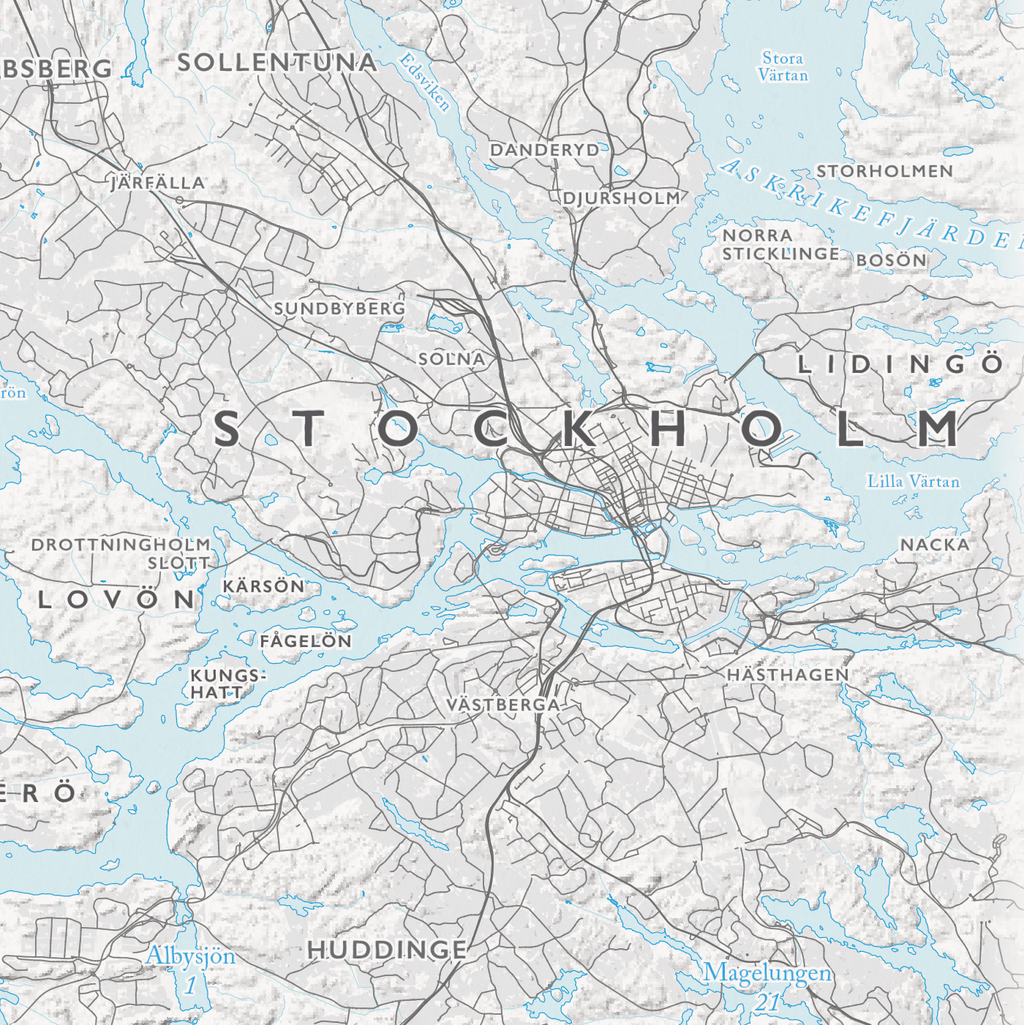 Sjökarta Mälaren