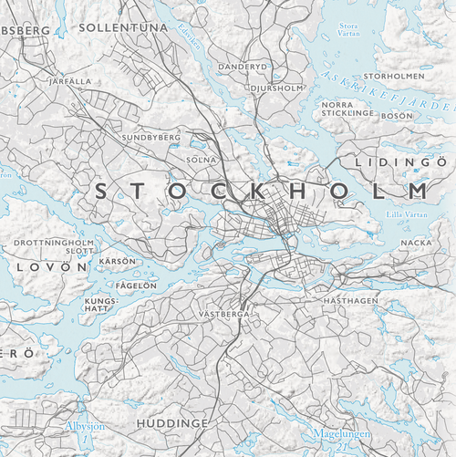 Sjökarta Mälaren