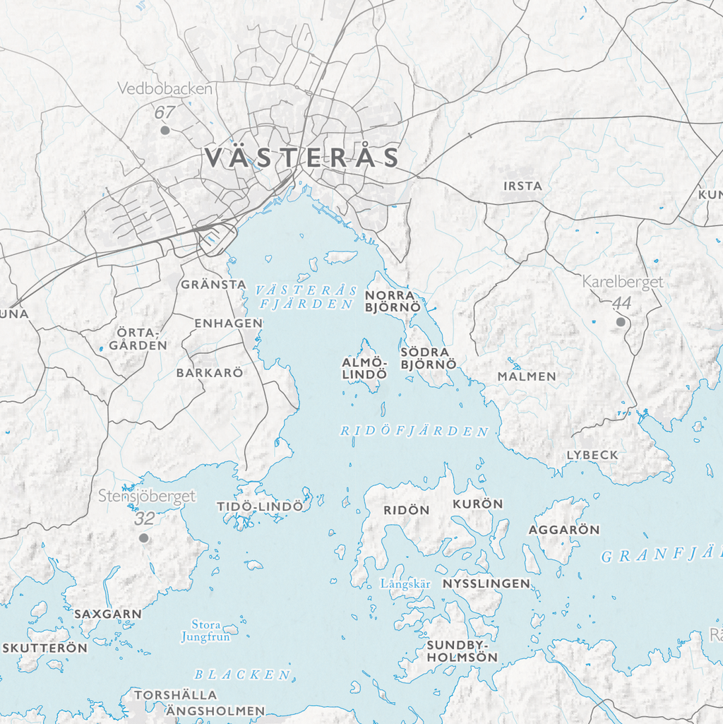 Sjökarta Mälaren