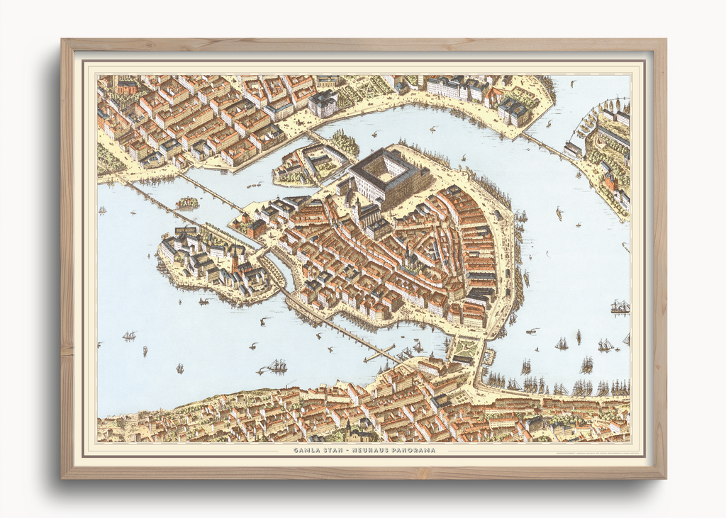 Neuhaus Panorama 1875 - Gamla Stan