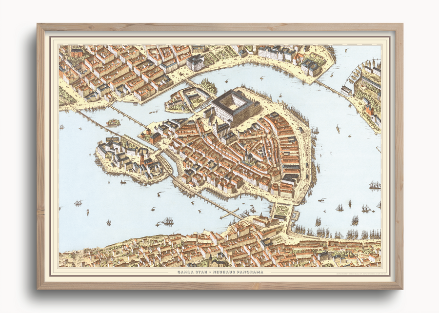 Neuhaus Panorama 1875 - Gamla Stan