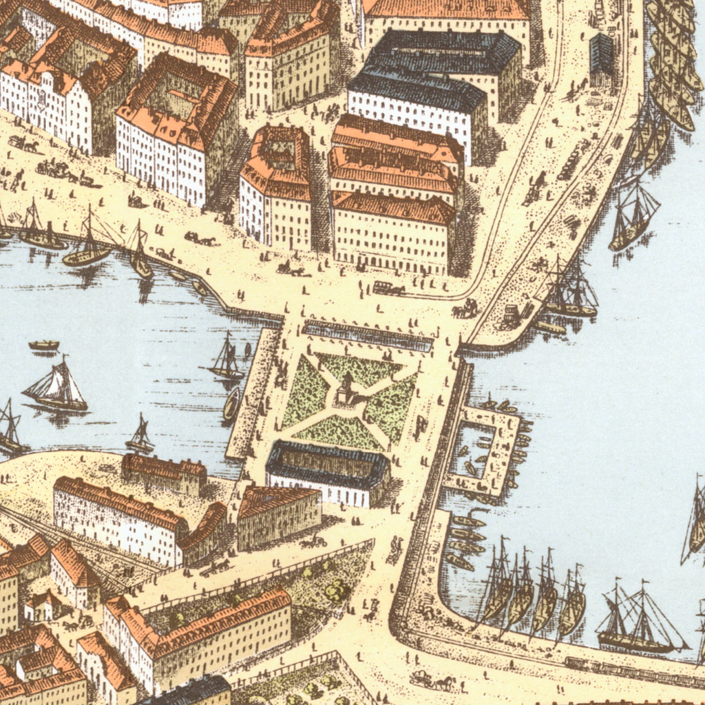 Neuhaus Panorama 1875 - Gamla Stan