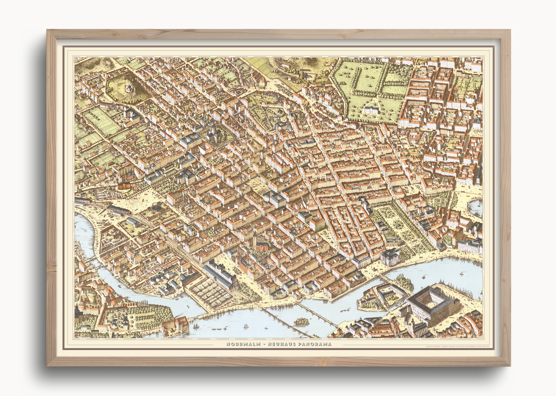 Neuhaus Panorama 1875 - Norrmalm