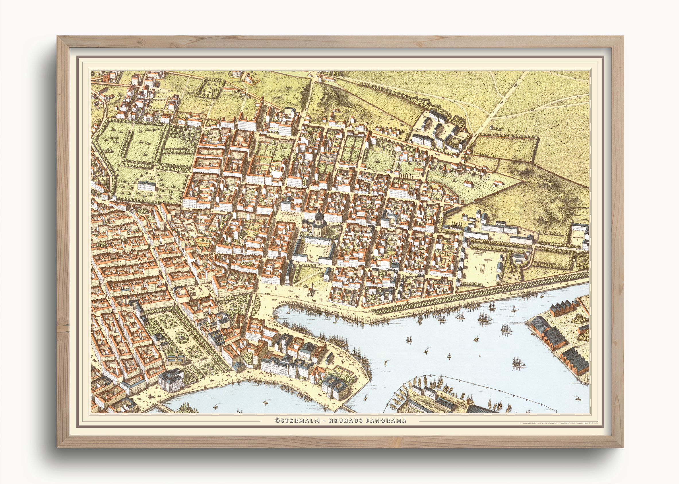 Neuhaus Panorama 1875 - Östermalm