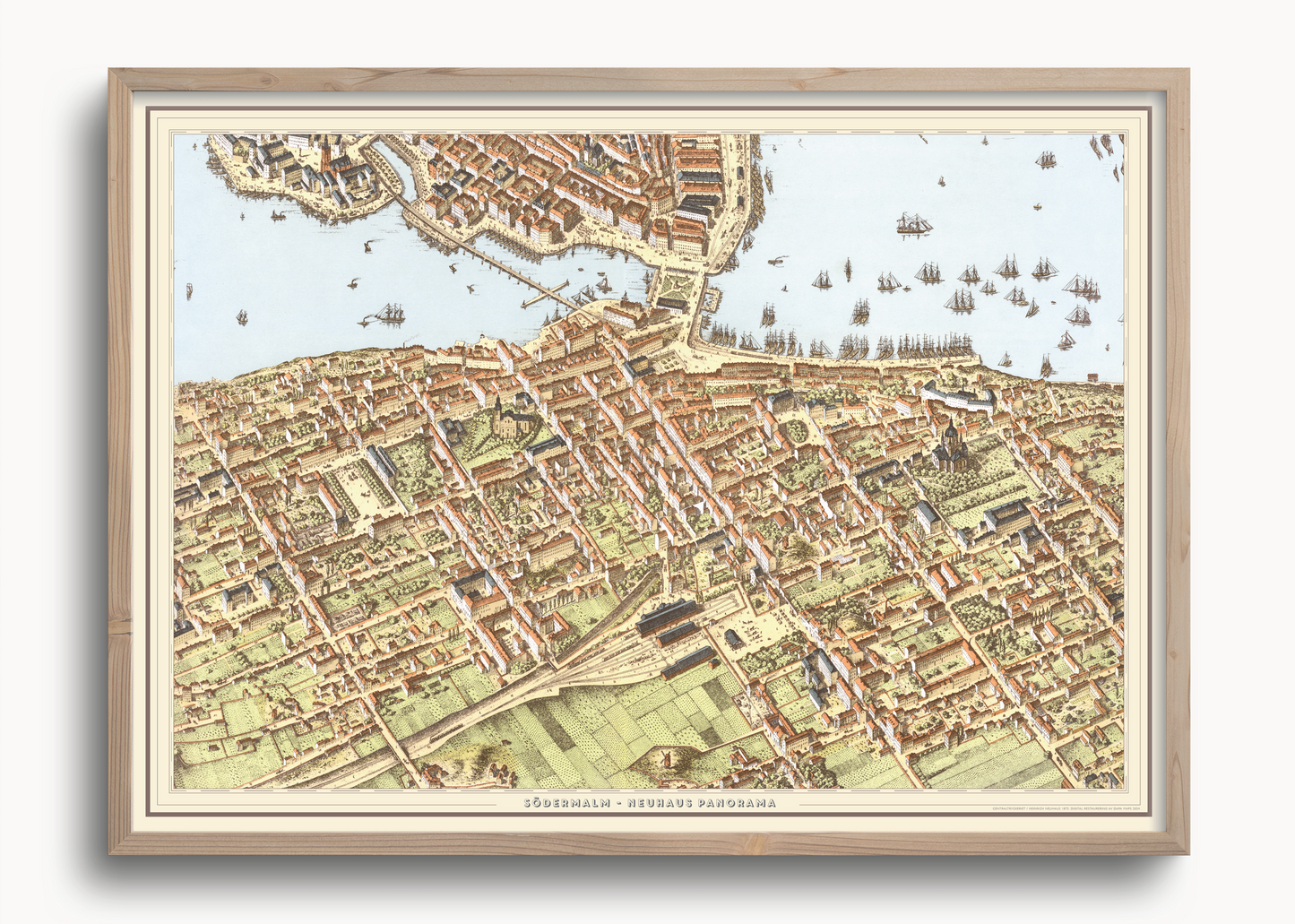 Neuhaus Panorama 1875 - Södermalm