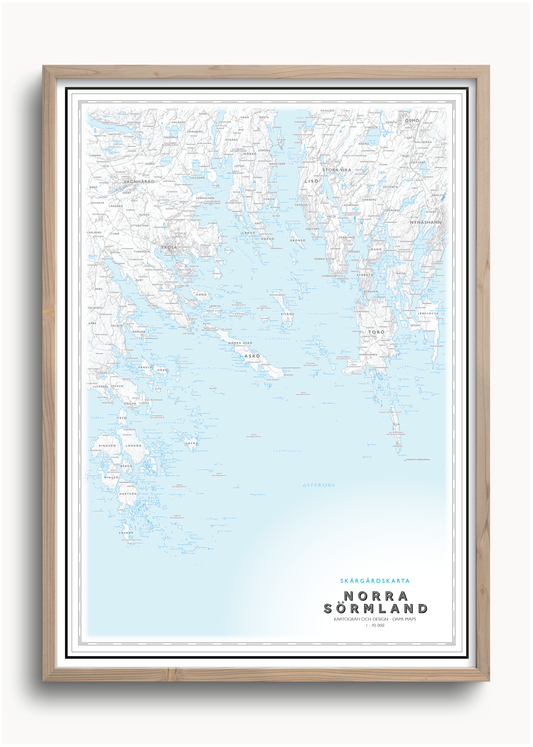Skärgårdskarta Norra Sörmland