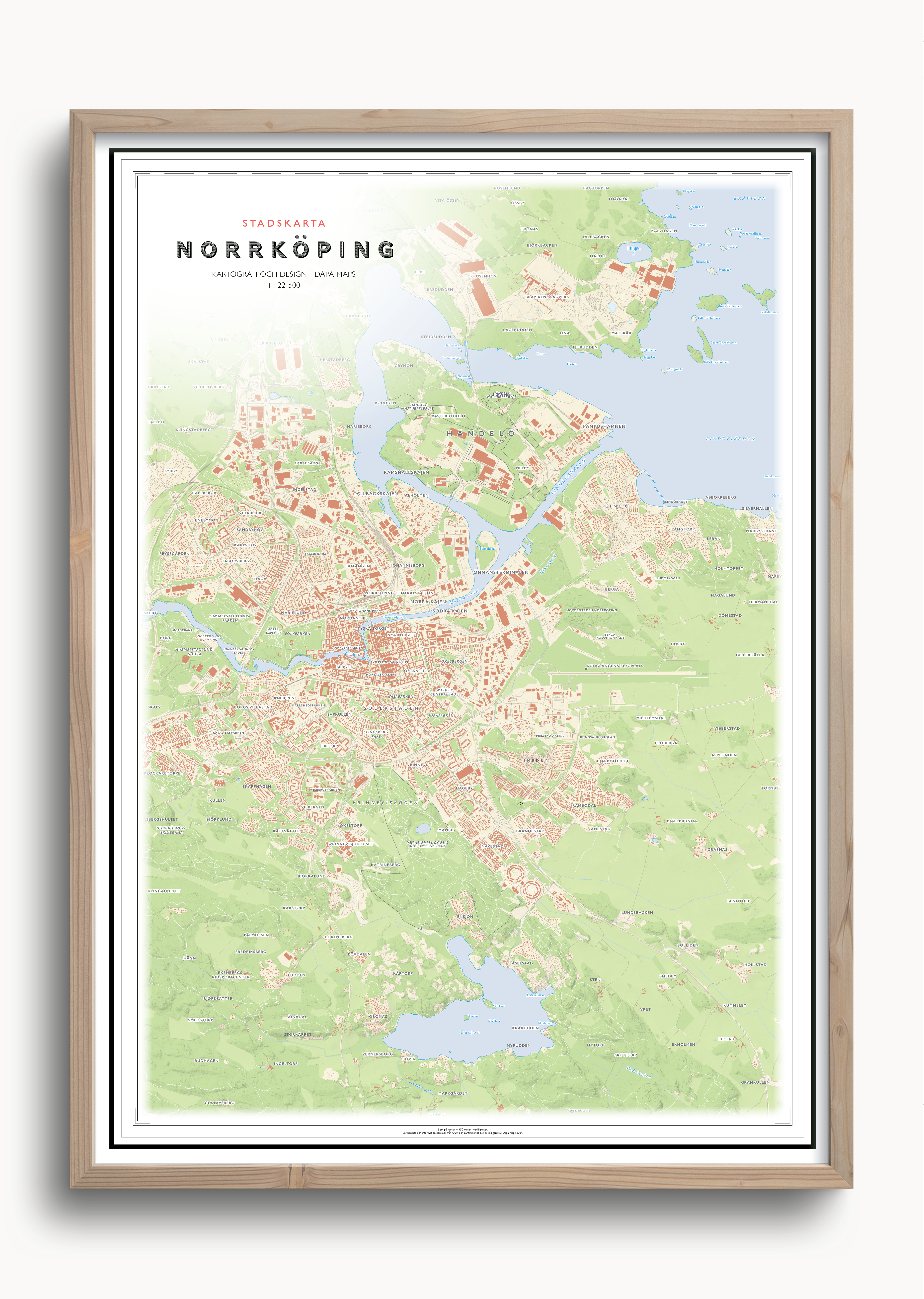 Stadskarta Norrköping