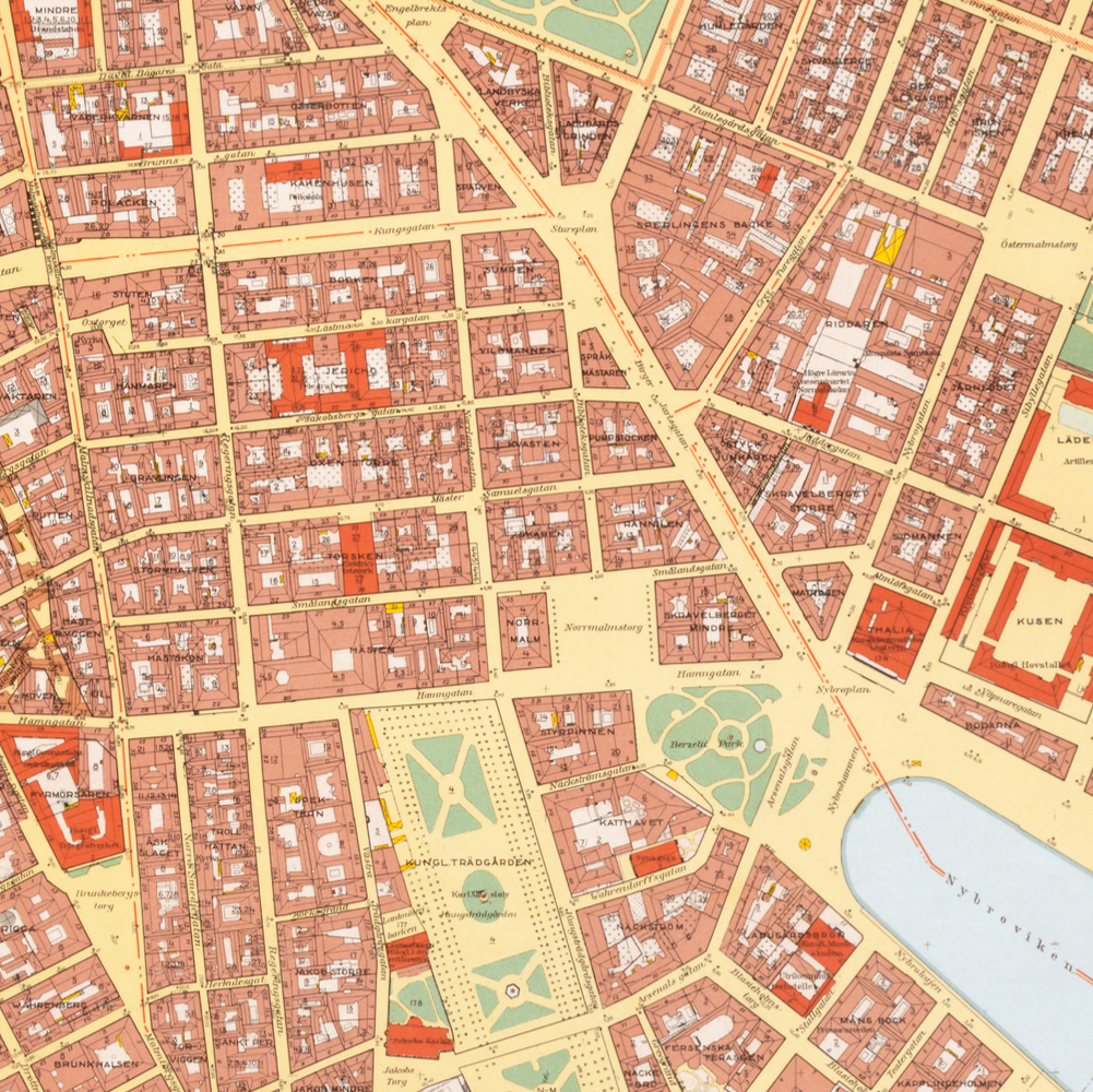 Östermalm (1938-1940 års karta över Stockholm)