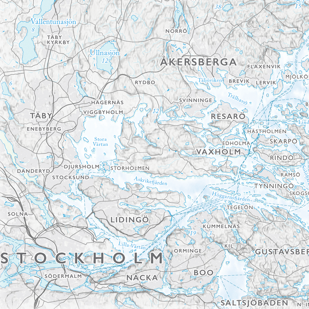 Skärgårdskarta Roslagen