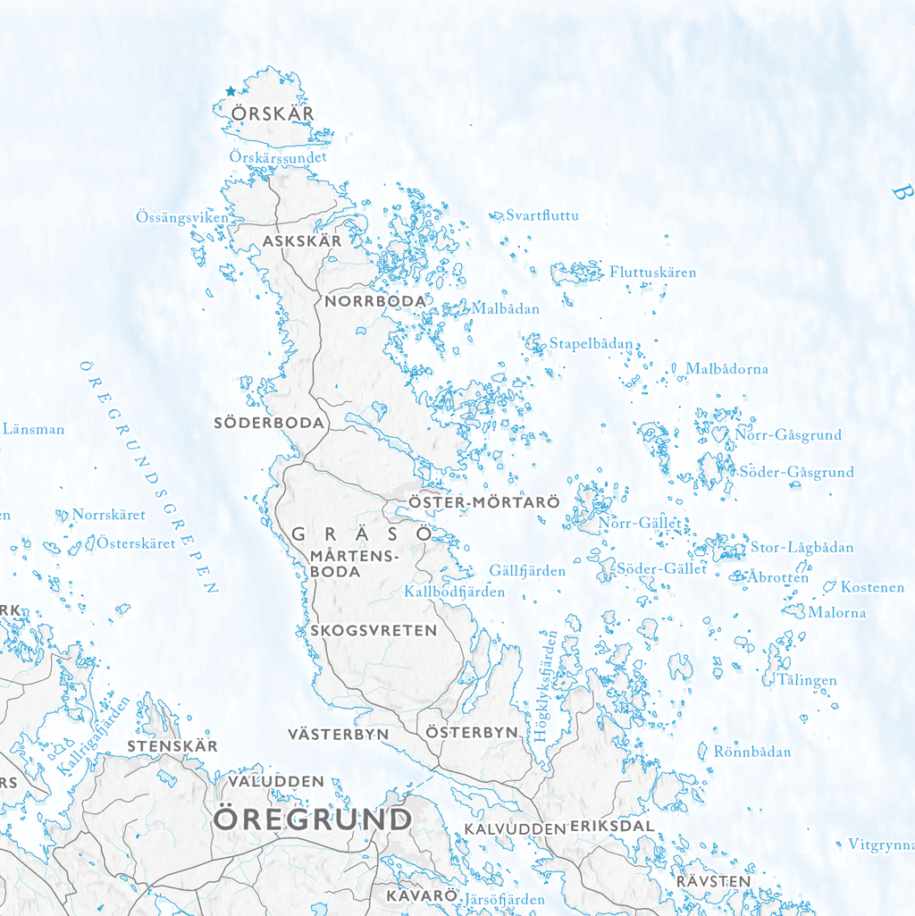 Skärgårdskarta Roslagen