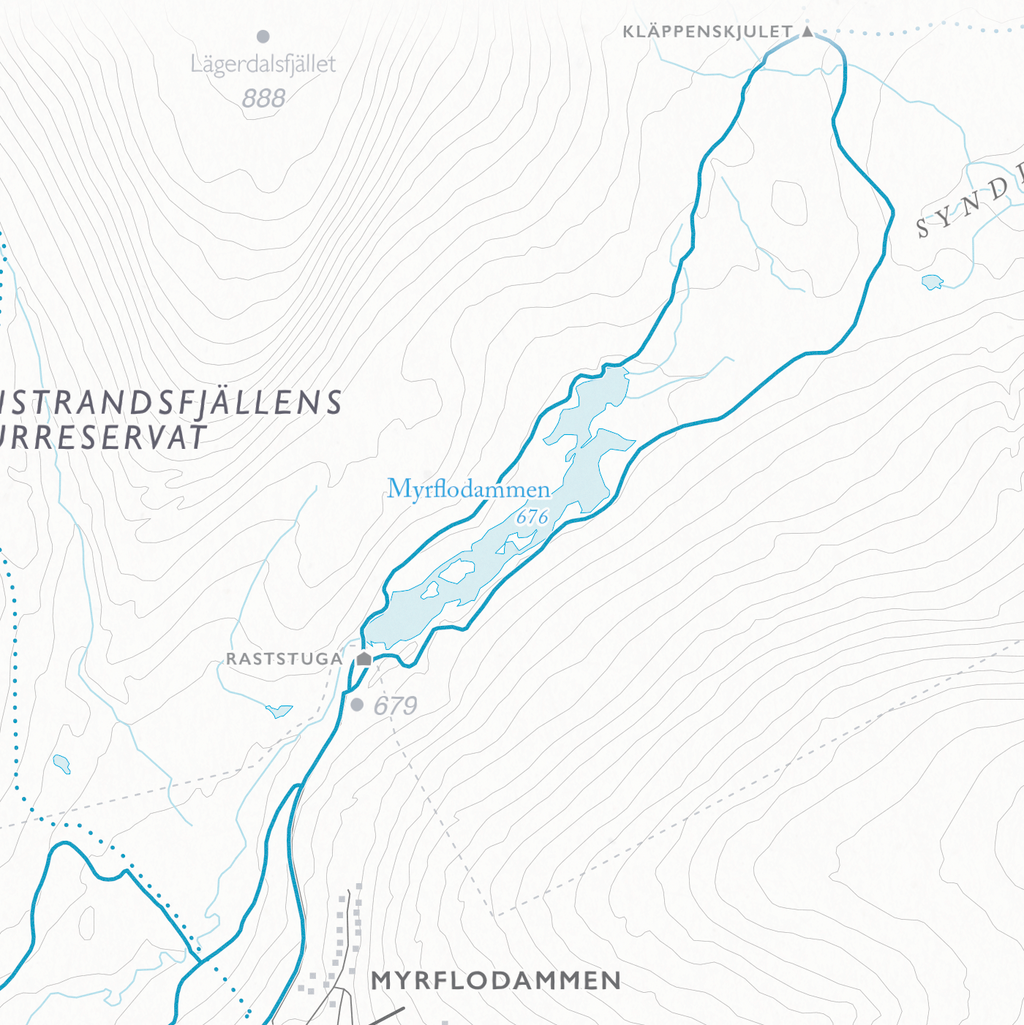 Skidkarta Sälen - Lindvallen - Tandådalen