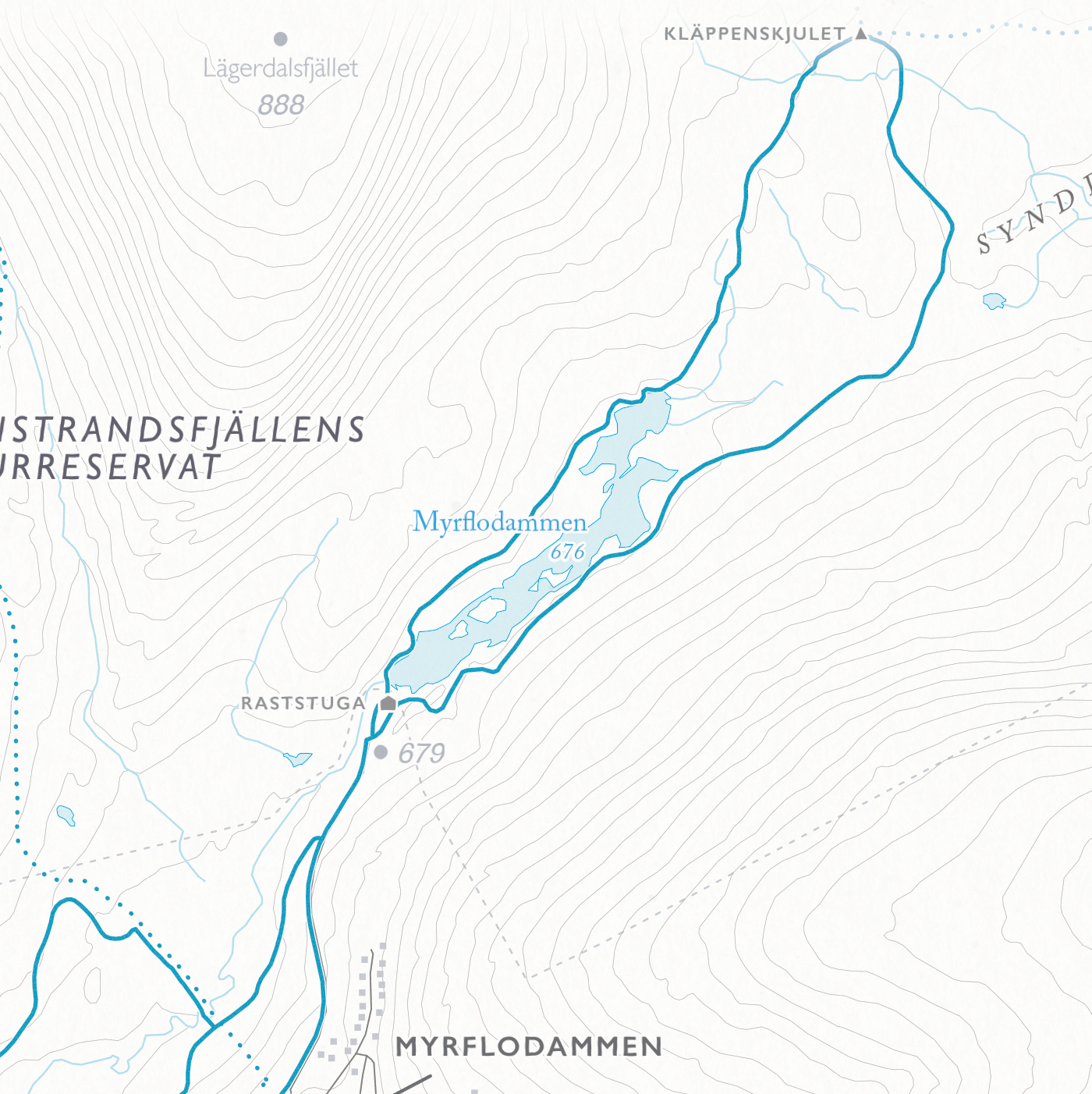 Skidkarta Sälen - Lindvallen - Tandådalen