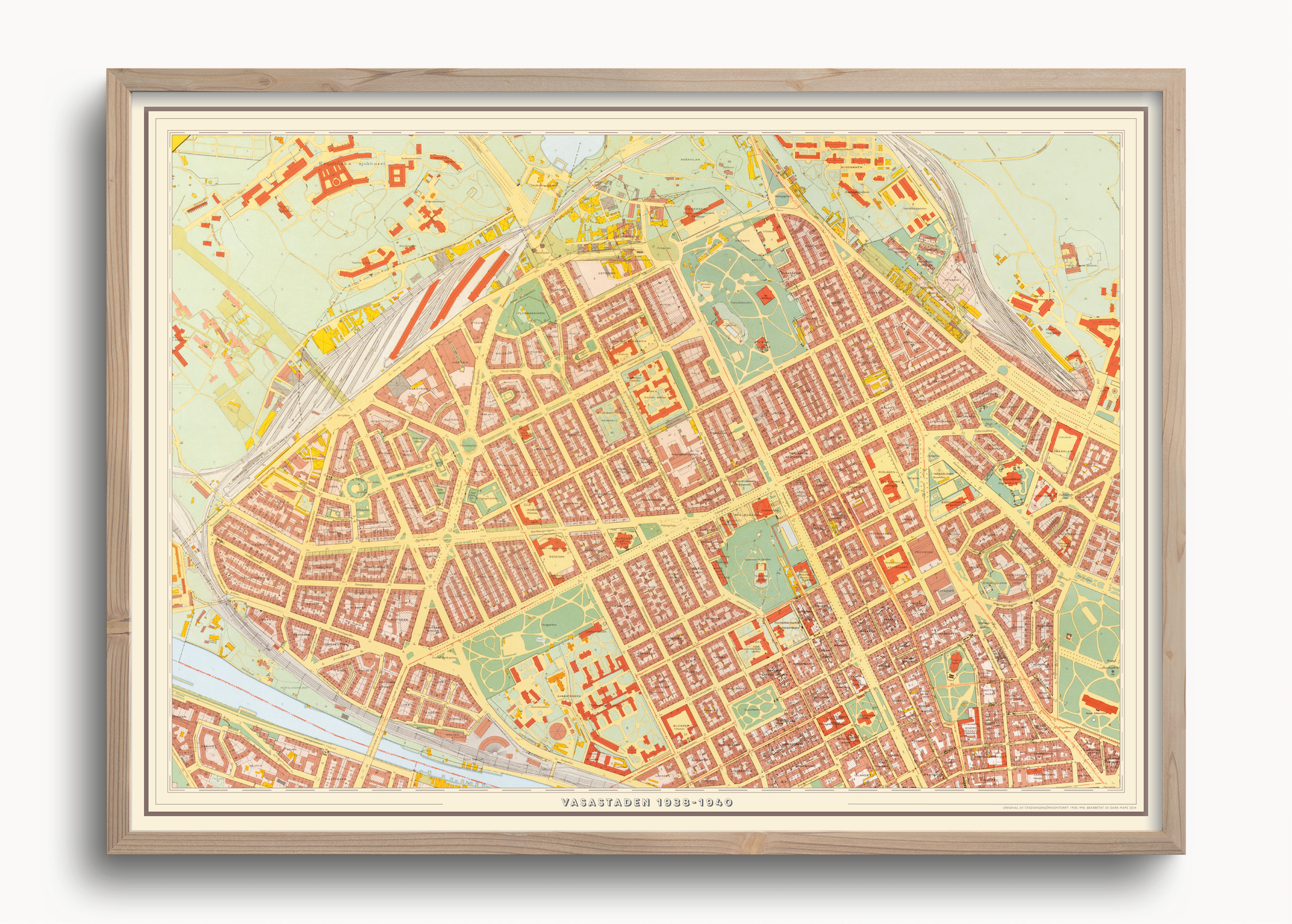 Vasastaden (1938-1940 års karta över Stockholm)
