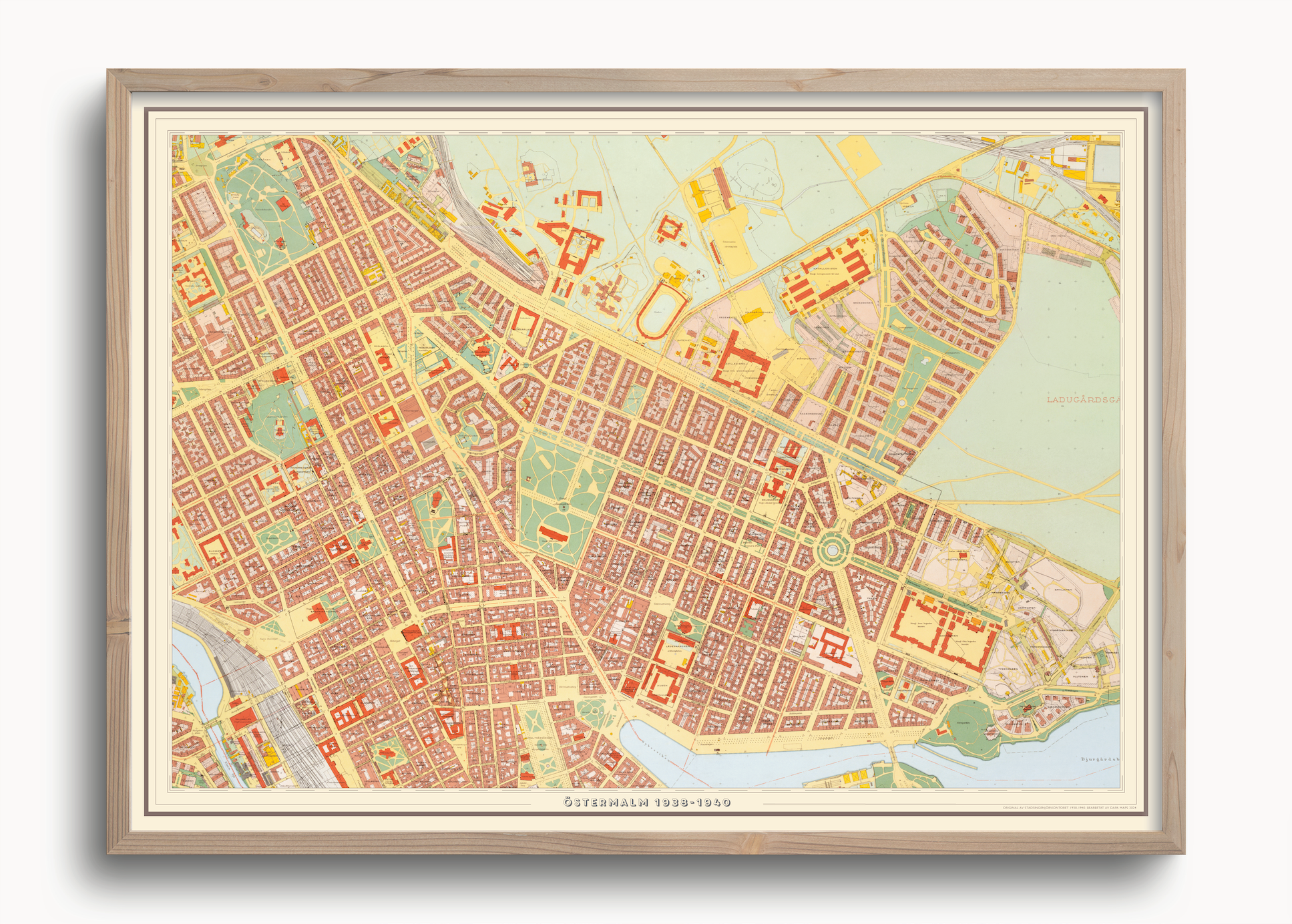 Östermalm (1938-1940 års karta över Stockholm)