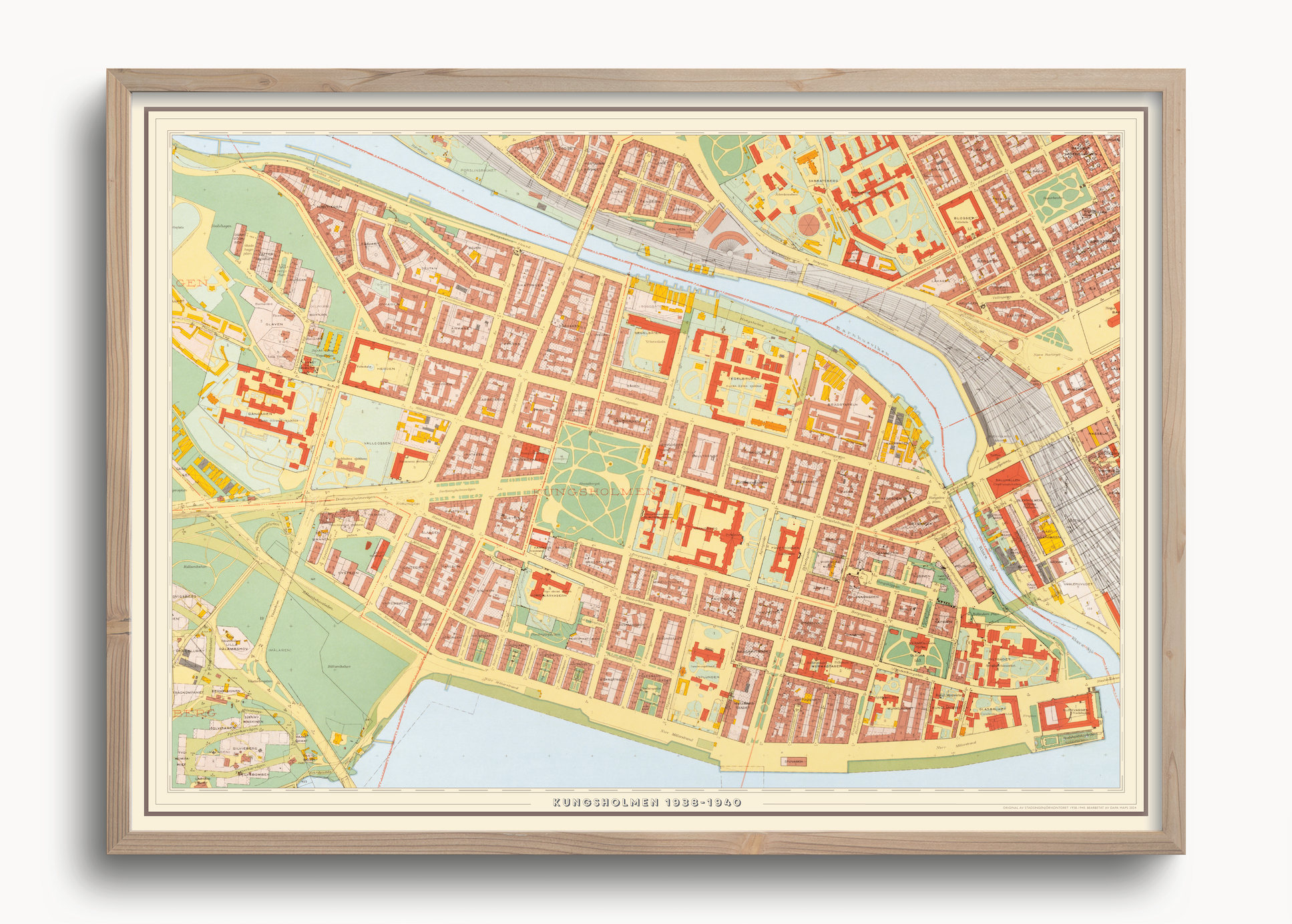 Kungsholmen (1938-1940 års karta över Stockholm)