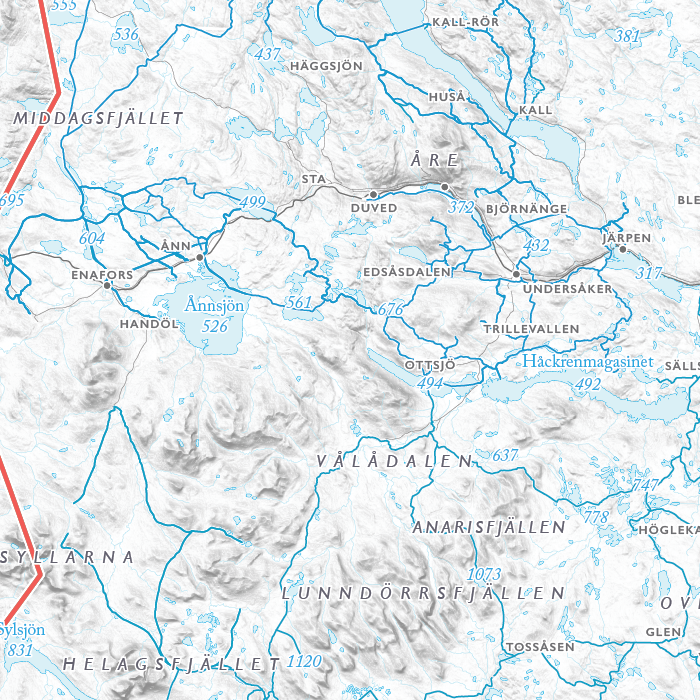 Skoterkarta Jämtland