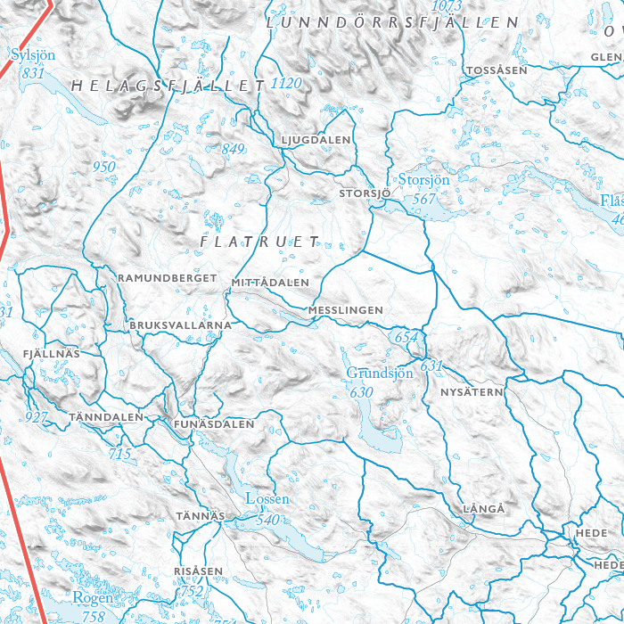 Skoterkarta Jämtland