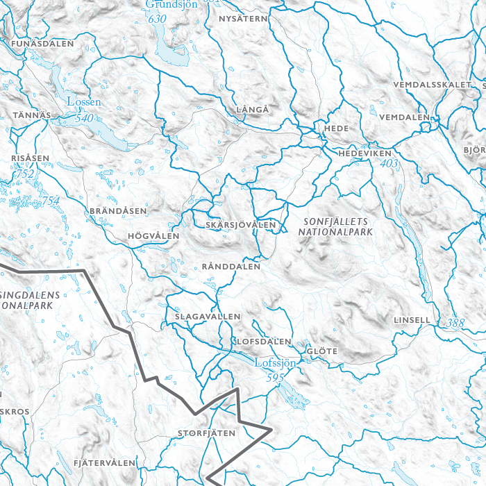 Skoterkarta Jämtland