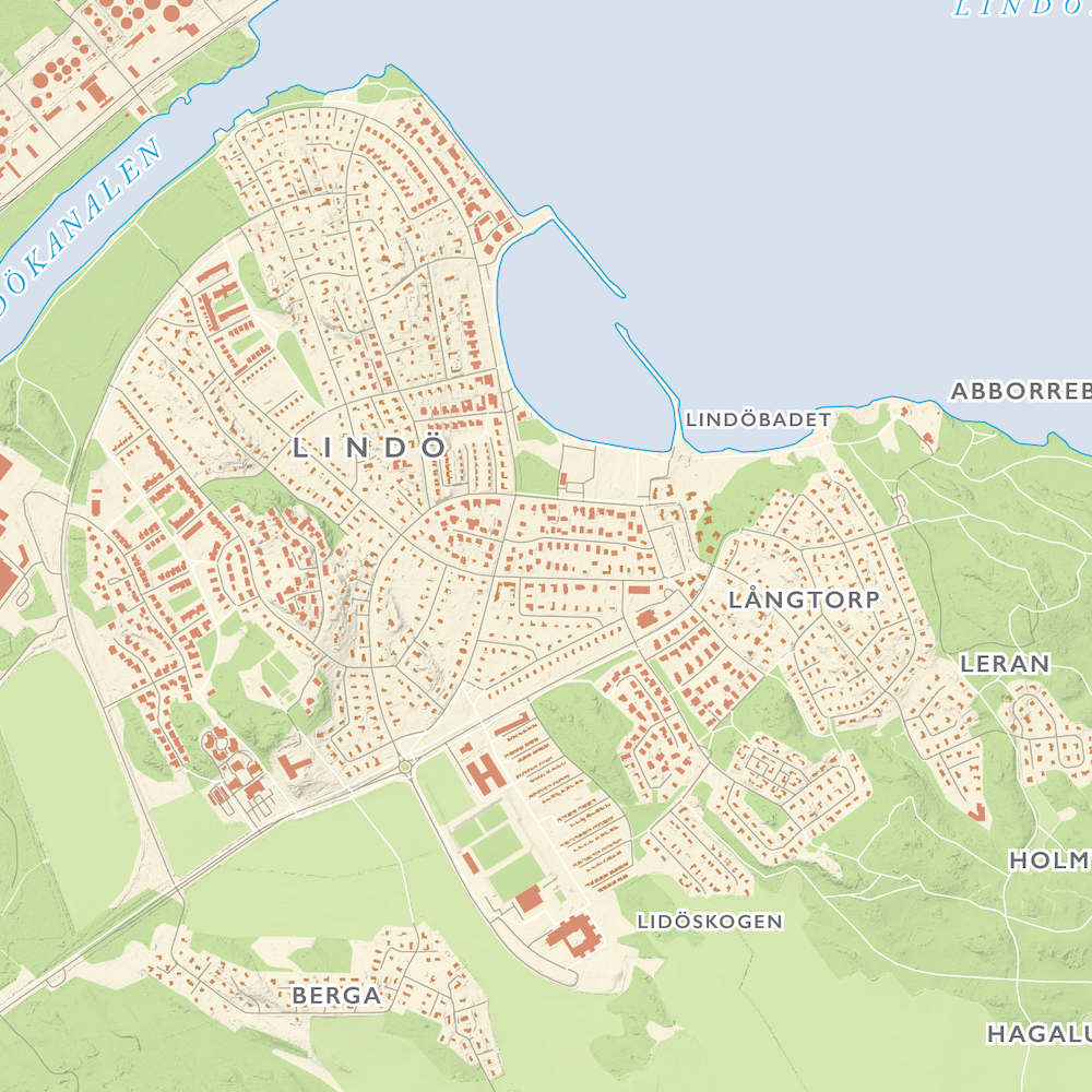 Stadskarta Norrköping