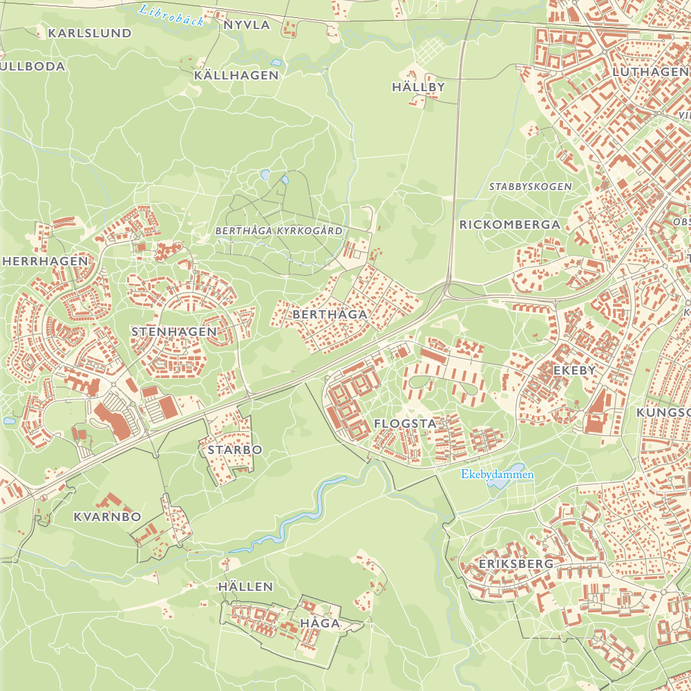 Stadskarta Uppsala