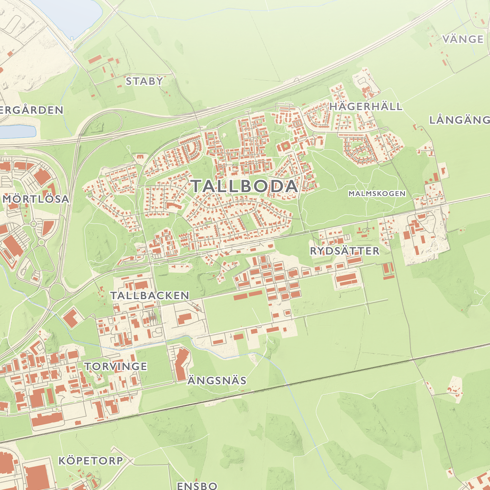 Stadskarta Linköping