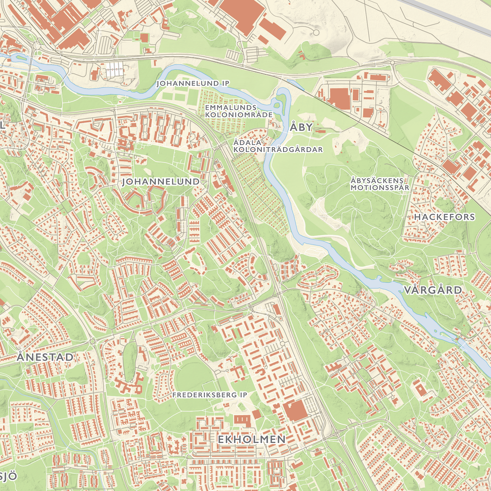 Stadskarta Linköping