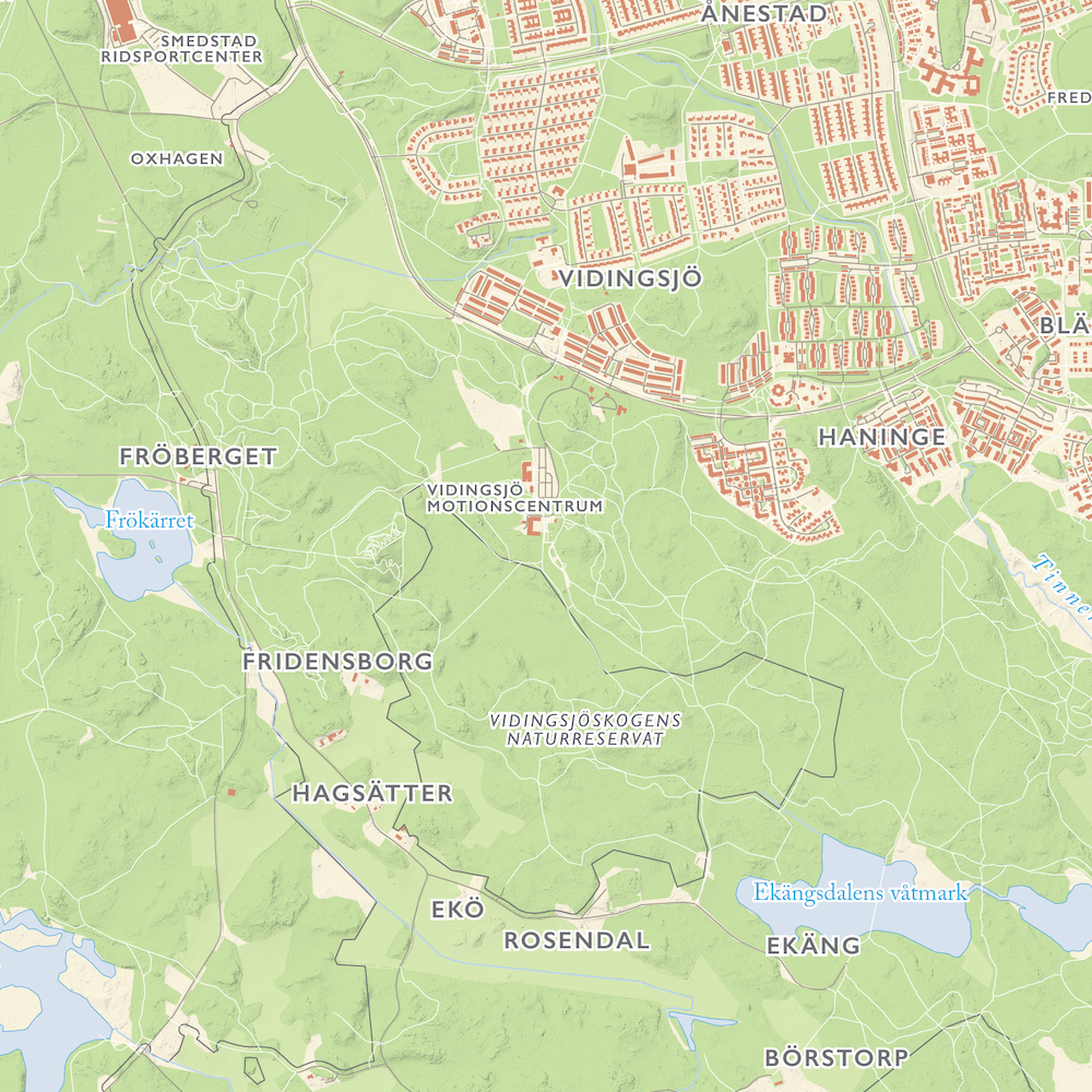 Stadskarta Linköping