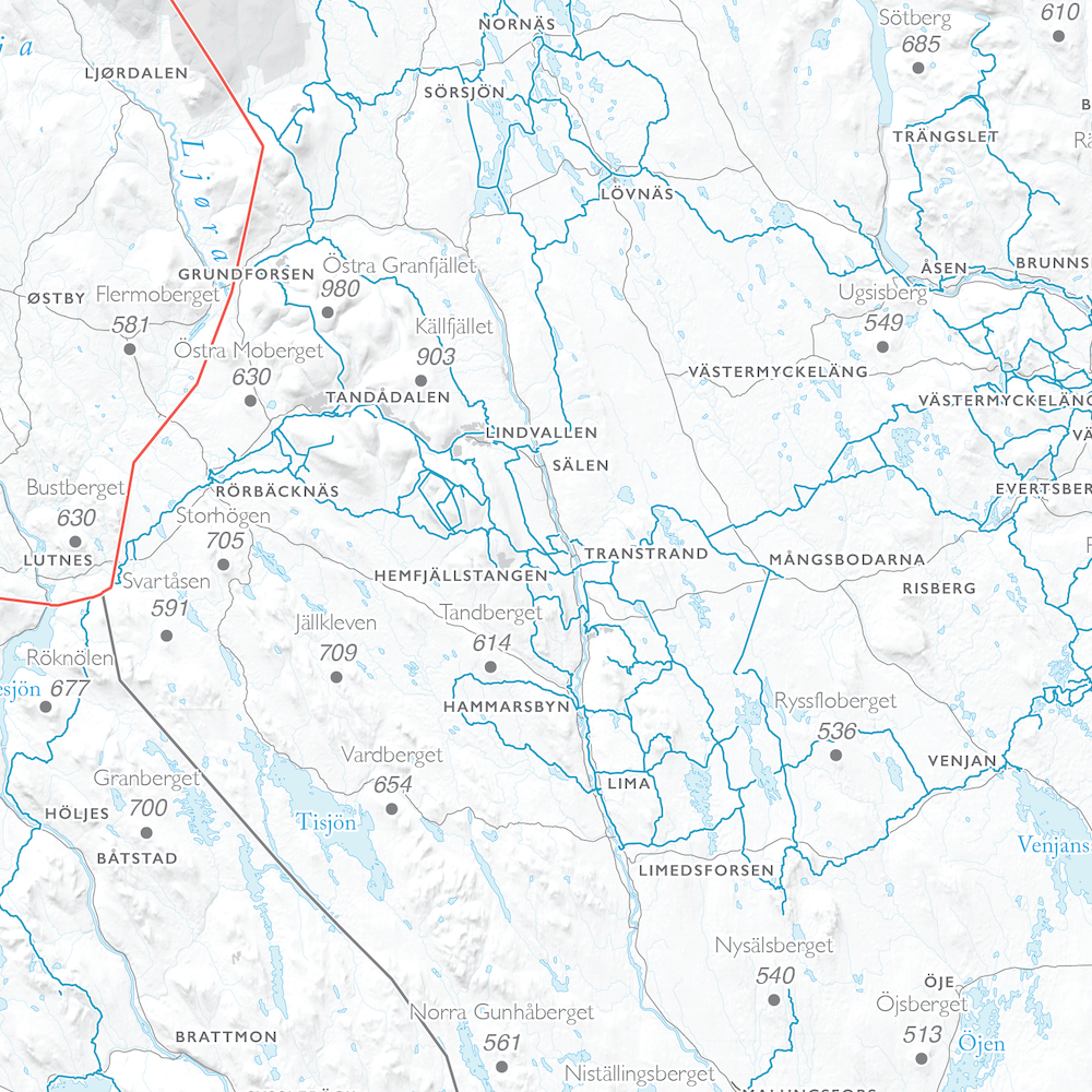 Skoterkarta Dalarna