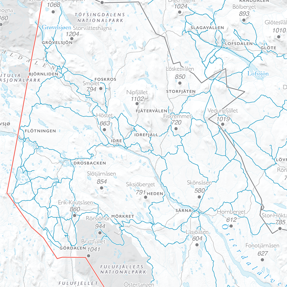 Skoterkarta Dalarna