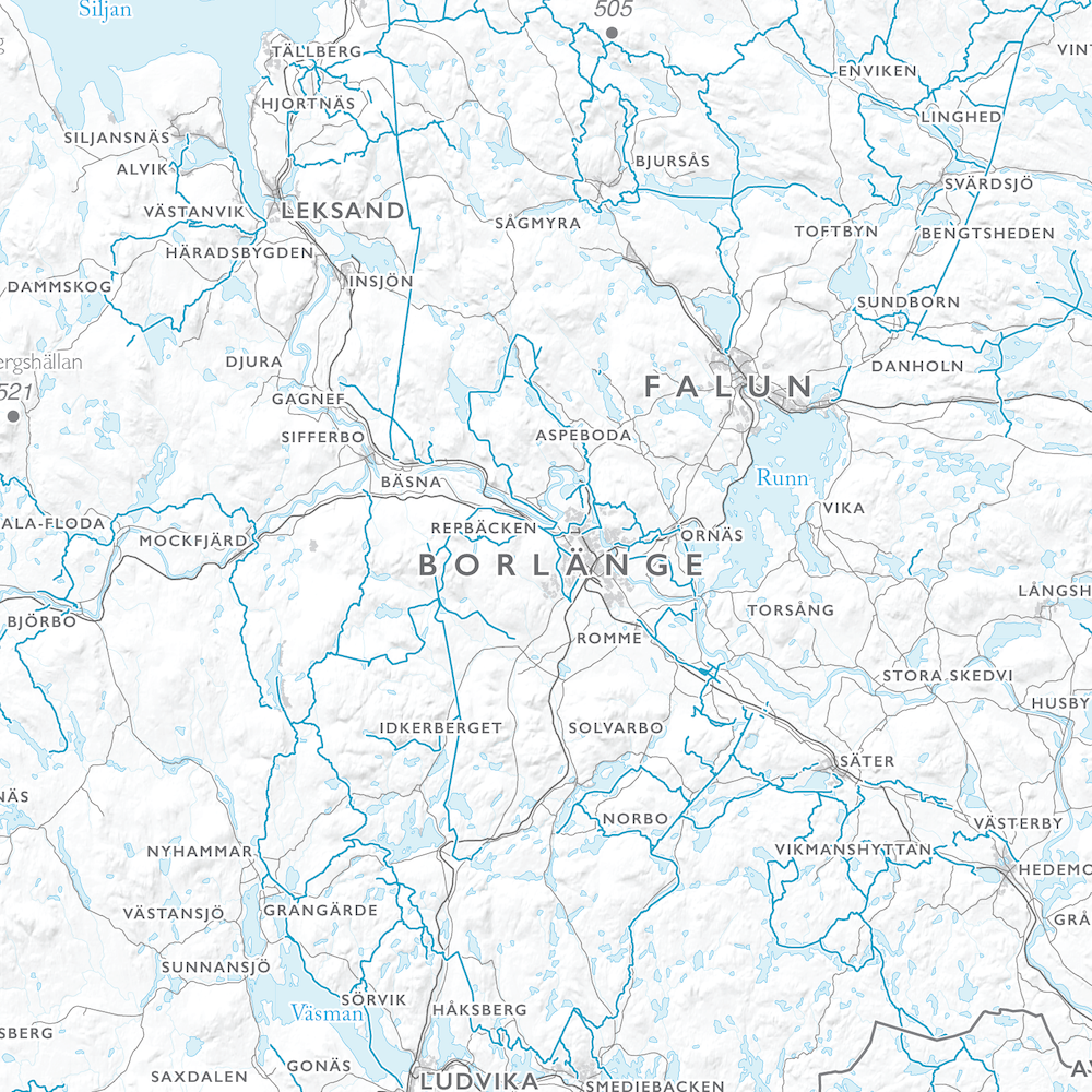 Skoterkarta Dalarna