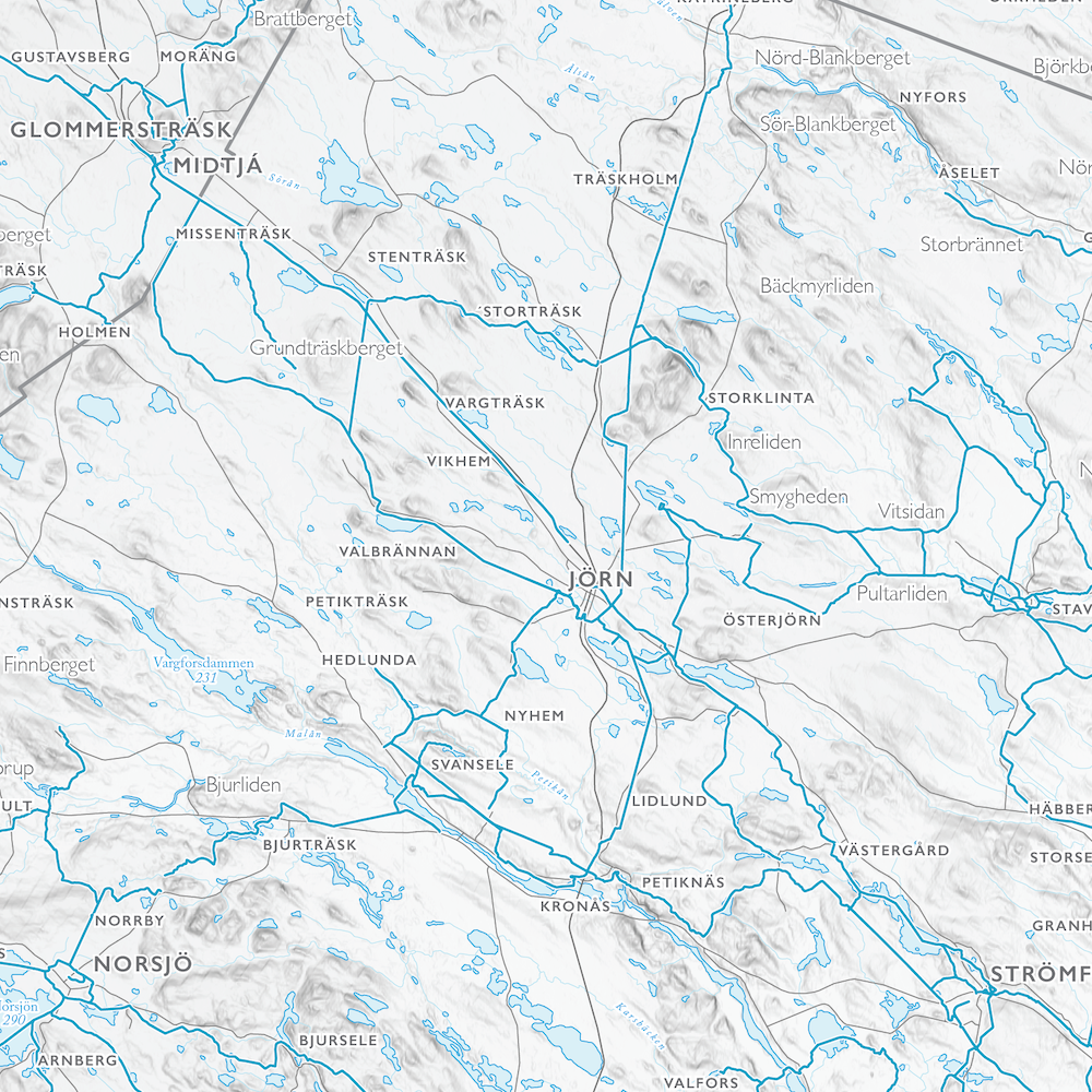 Skoterkarta Västerbotten