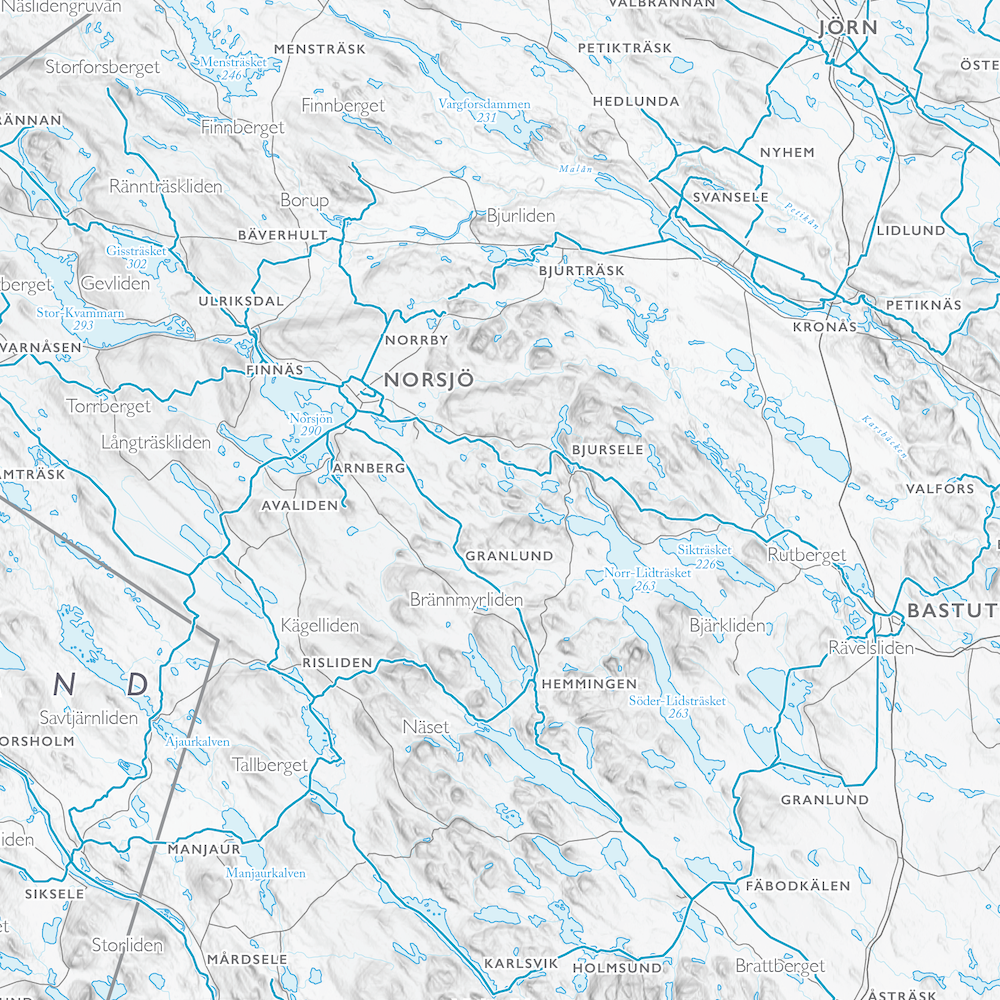 Skoterkarta Västerbotten